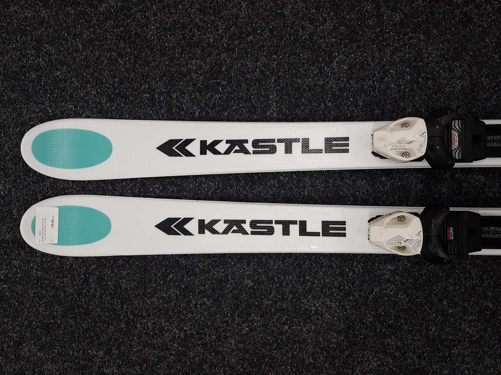 Použité lyže KASTLE RX 12 + viazanie Kastle K 7.5 JRS