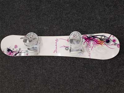 Použitý snowboard CRAZY CREEK Divane + vázání Fire Fly velikost M/L
