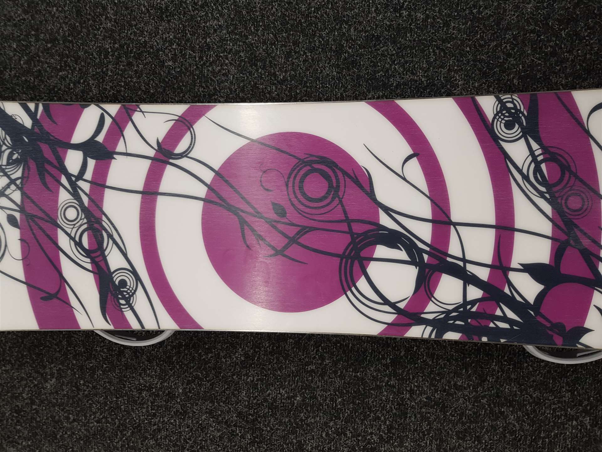 Placă de snowboard CRAZY CREEK Divane second-hand + legături Fire Fly mărimea M/L