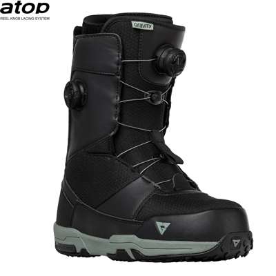 Chaussures de snowboard Gravity MANUAL Dual Atop Noir/Sage