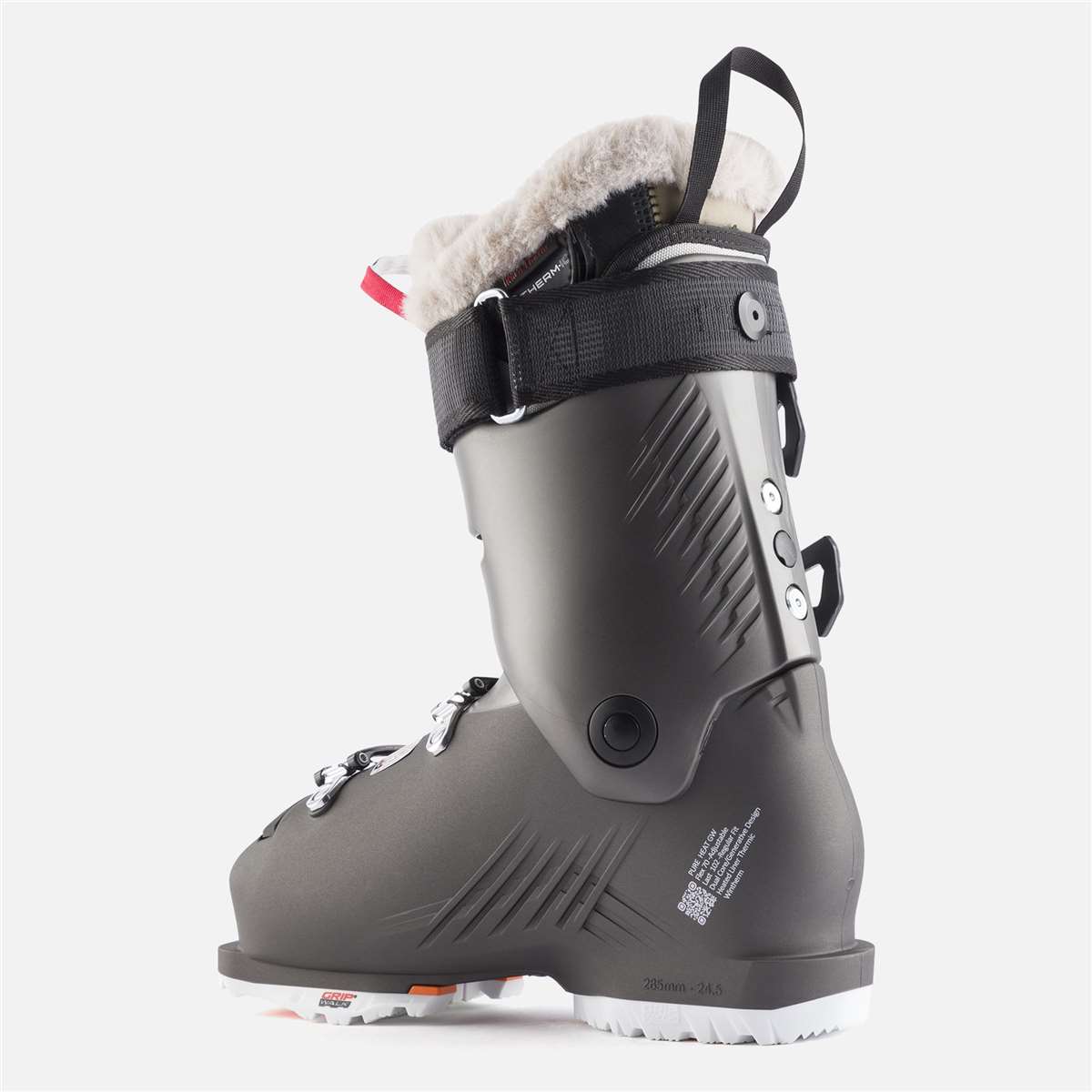 chaussures de ski Rossignol Pure Heat GW Metal or gris