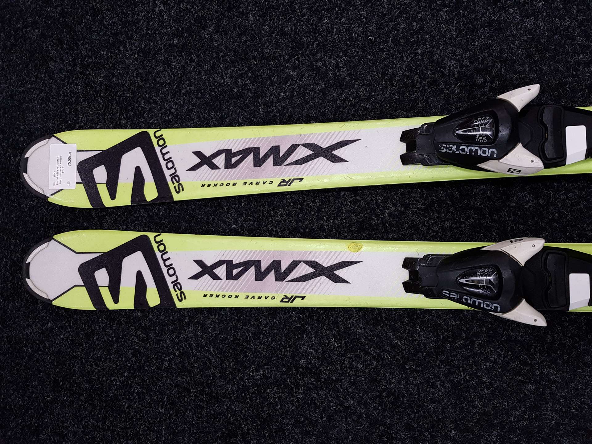 Gebrauchte SALOMON JR Xmax Skier + Salomon ETK 7 Bindungen