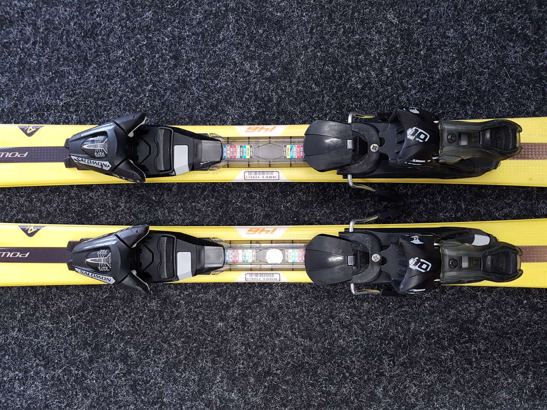 Sci usati SOLOMON Kart R + attacchi Salomon L10