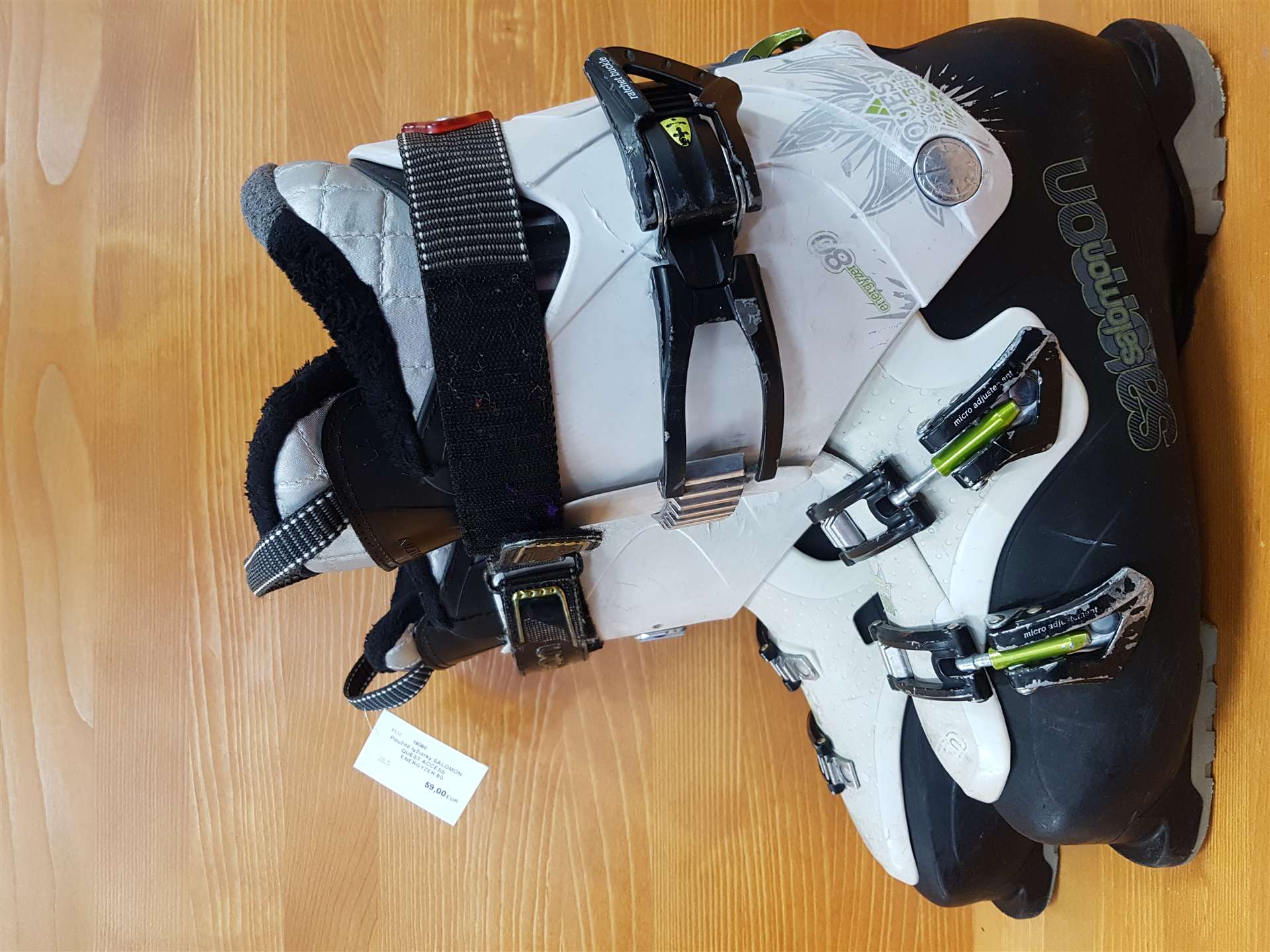 Použité lyžiarky SALOMON QUEST ACCESS ENERGYZER 80