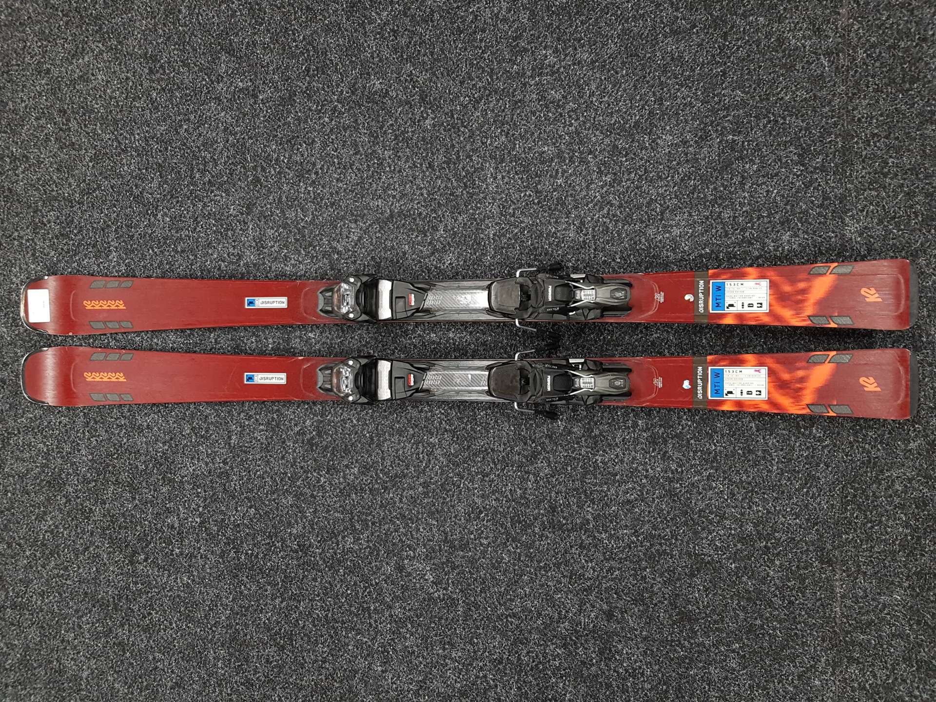 Skis K2 Disruption MTi W d'occasion + fixations Marker 11