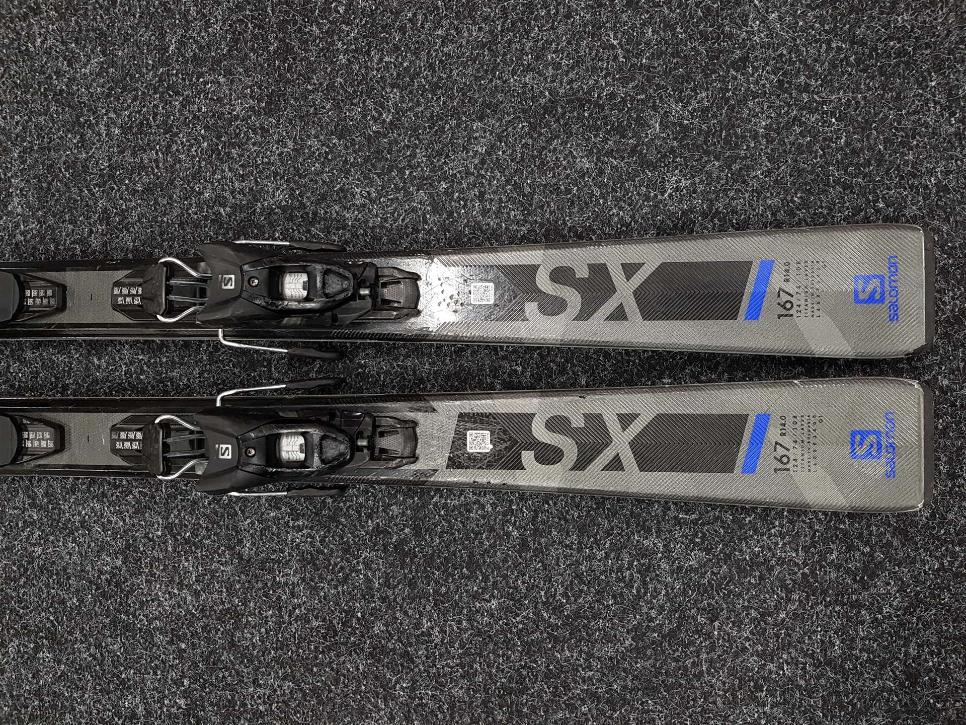 Skis SALOMON S/Force SX d'occasion + fixations Salomon L10