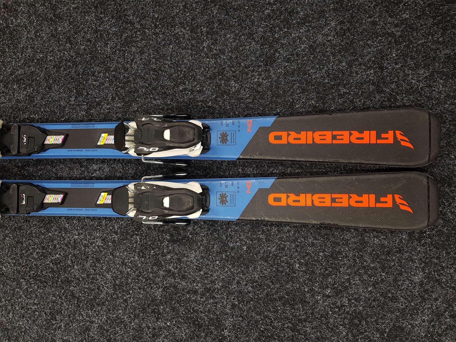 Gebrauchte Ski BLIZZARD Firebird JR + Bindungen Marker 7.0