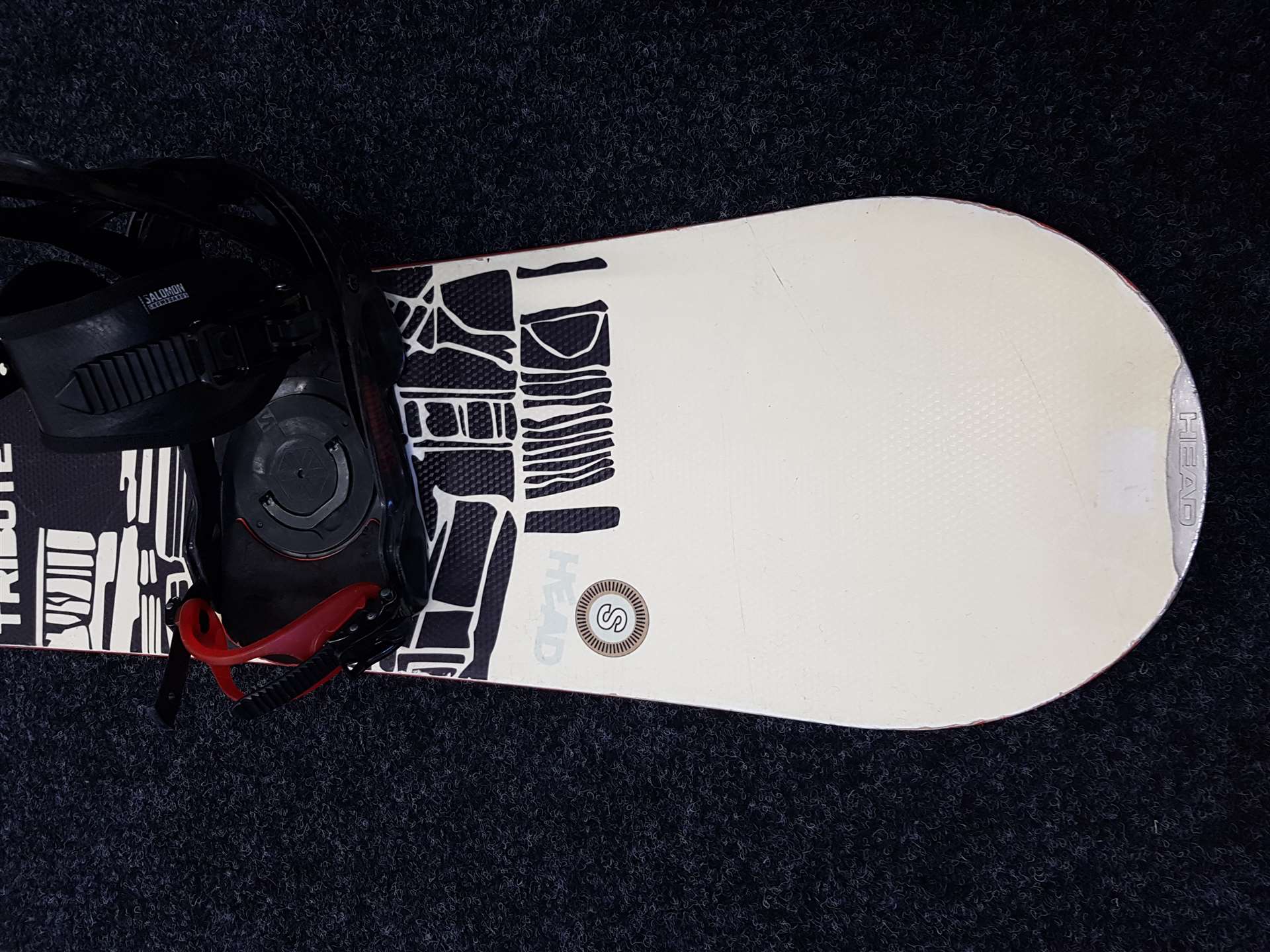 Snowboard HEAD Tribute R d'occasion + fixations Salomon taille M