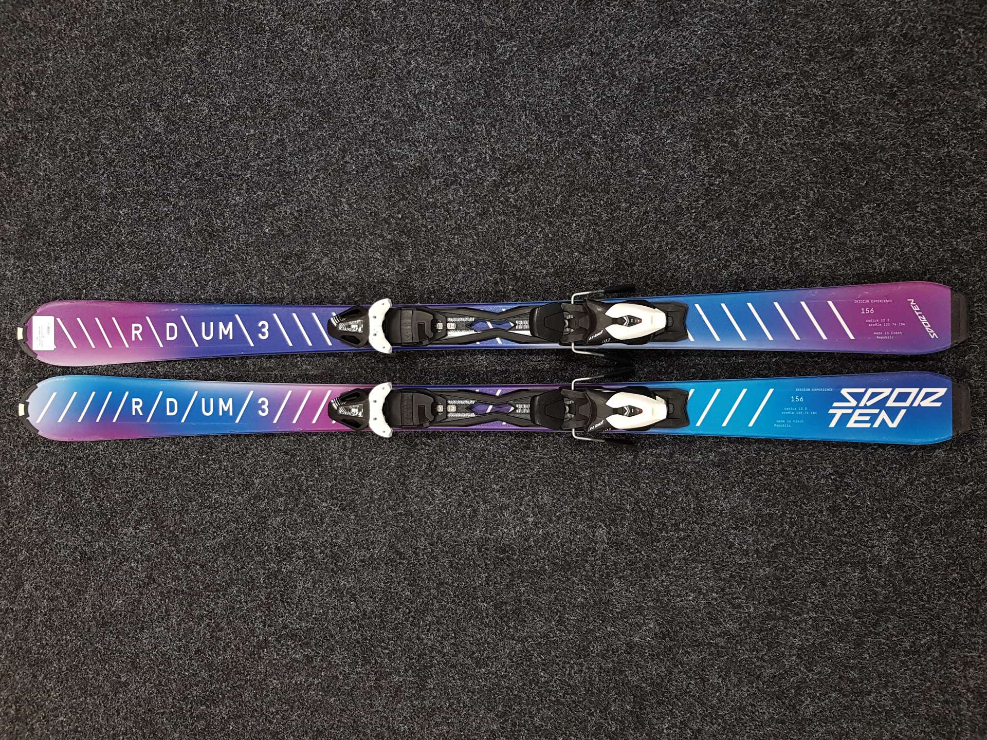 Skis d'occasion SPORTEN Iridium 3 + fixations Tyrolia PR 11