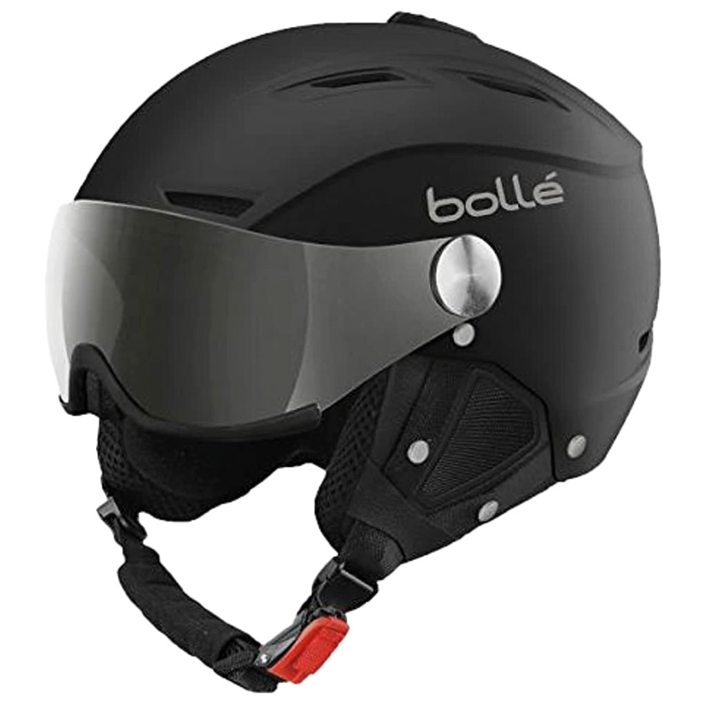 přilba BOLLE BACKLINE VISOR black silver matte-silver gun