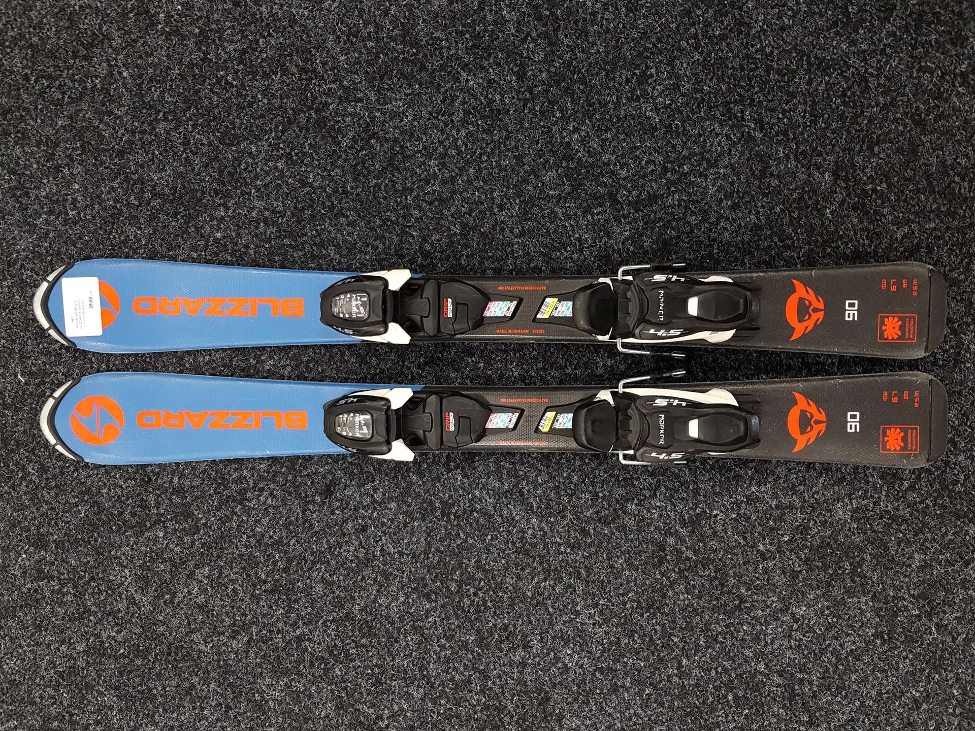 Használt BLIZZARD Firebird gyermek síléc + Marker 4.5 kötés