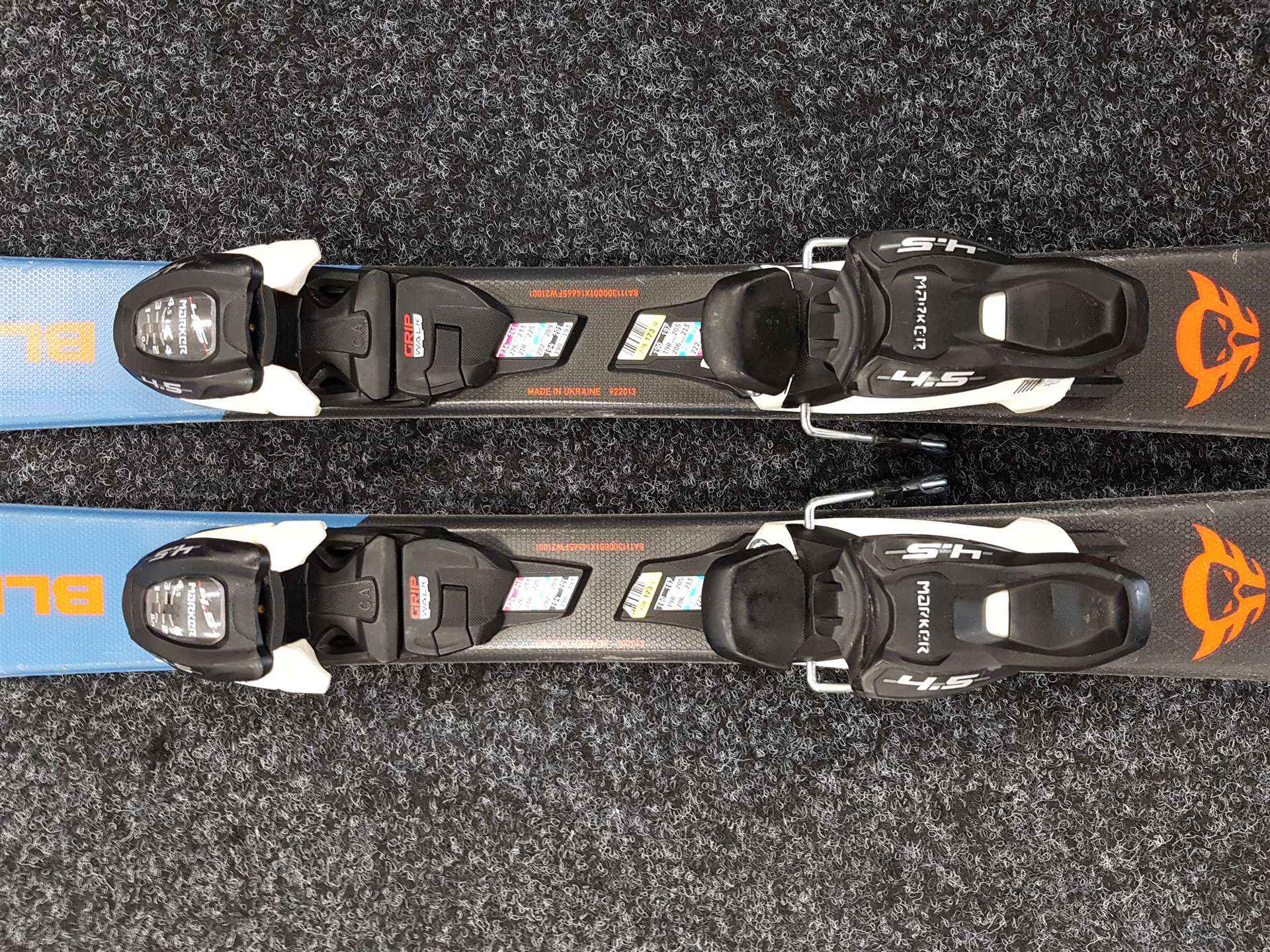 Használt BLIZZARD Firebird gyermek síléc + Marker 4.5 kötés
