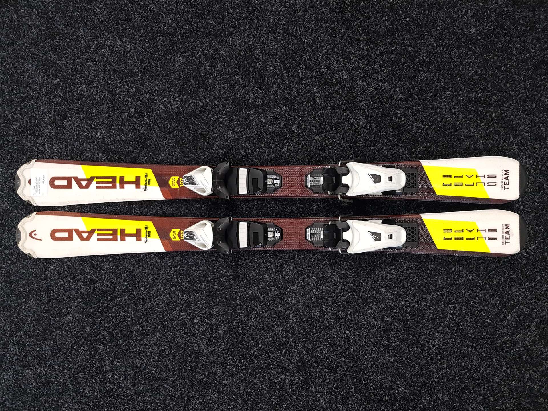 Używane narty dziecięce HEAD Supershape Team + wiązania Head SLR 4.5 AC