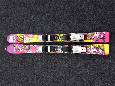 Sci da bambina SPORTEN Bugaboo usati + attacchi Tyrolia SLR 4.5