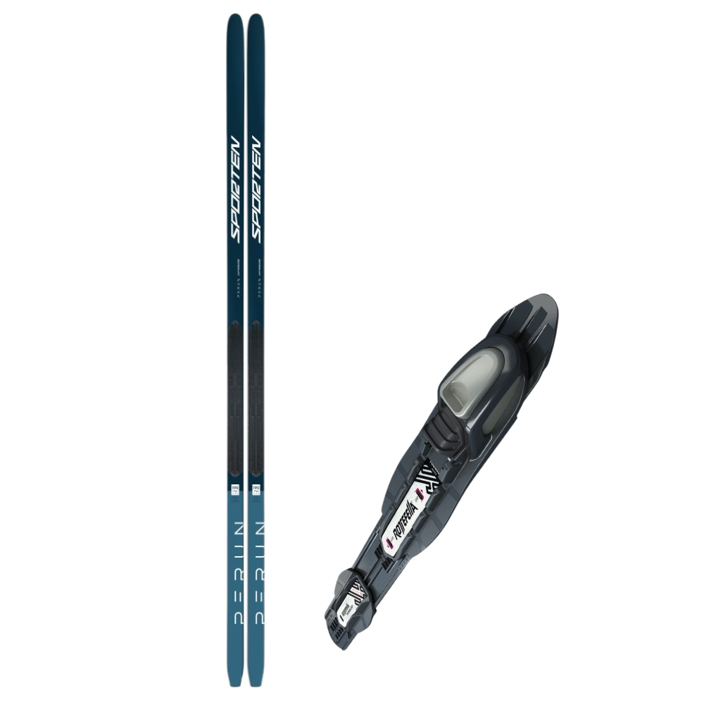 Skis de fond Sporten PERUN MgE + fixations Rottefella NNN Touring Auto CL
