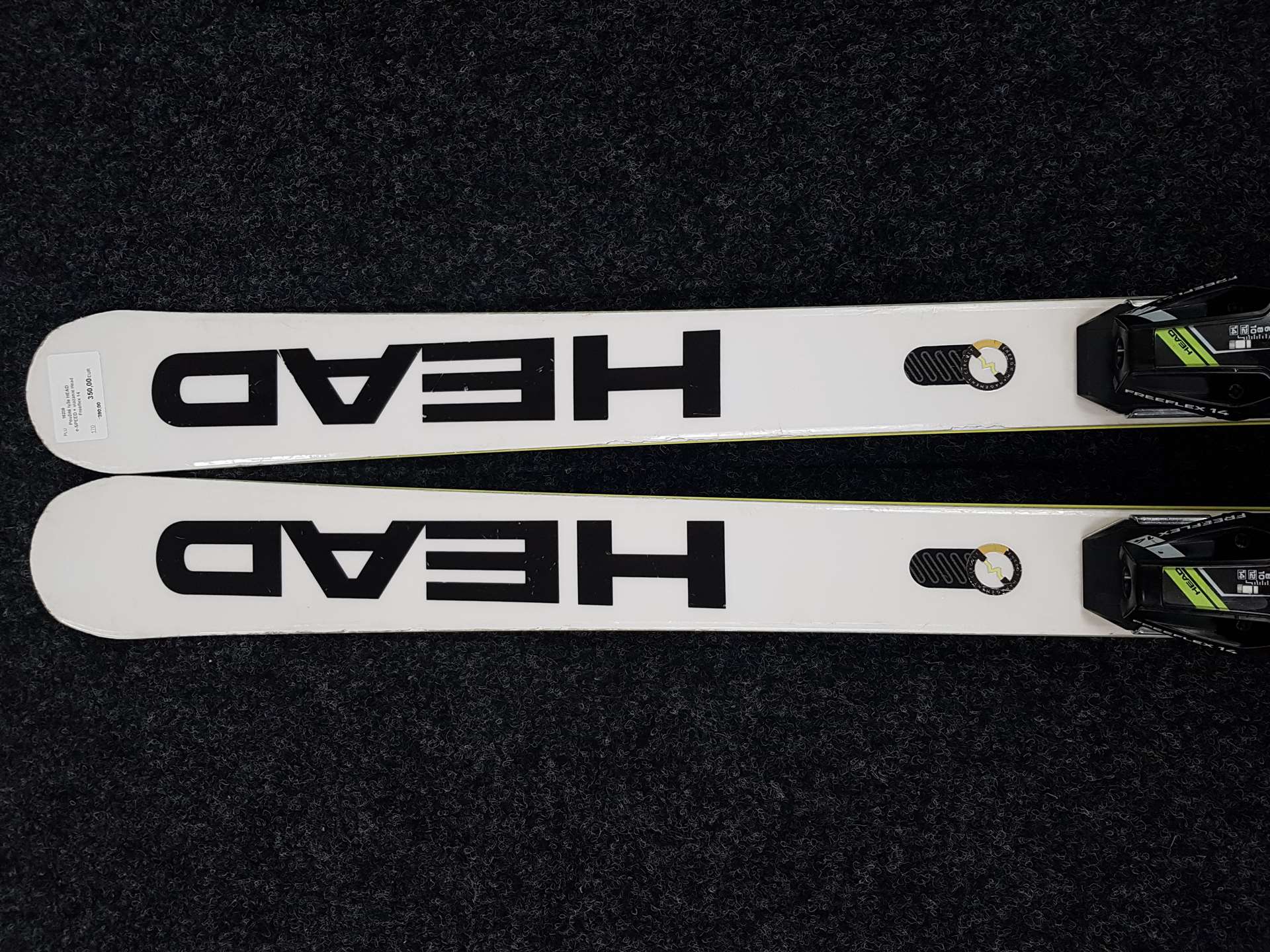 Použité lyže HEAD e-SPEED + vázání Head Freeflex 14