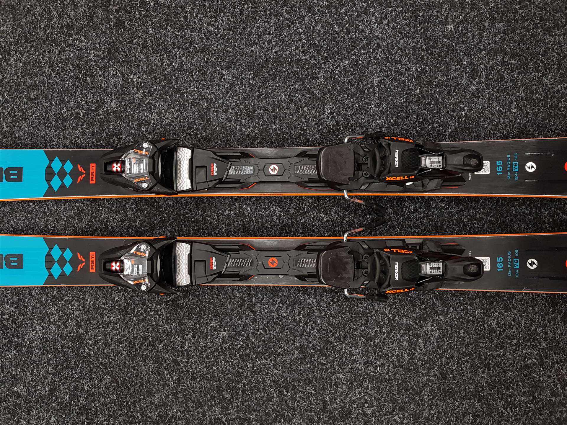 Skis BLIZZARD Firebird RS Ti d'occasion + fixations Marker Xcell 12