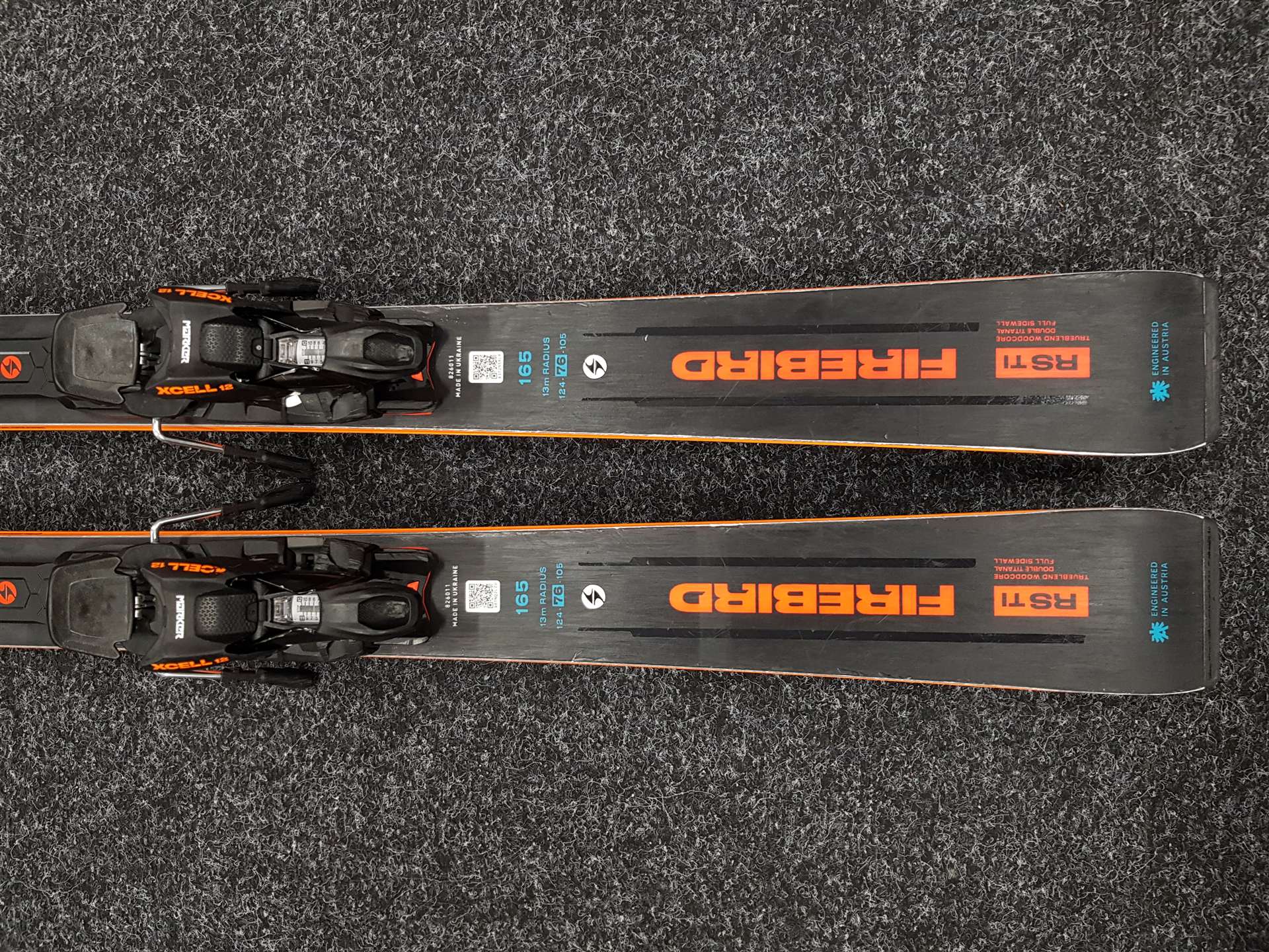 Skis BLIZZARD Firebird RS Ti d'occasion + fixations Marker Xcell 12