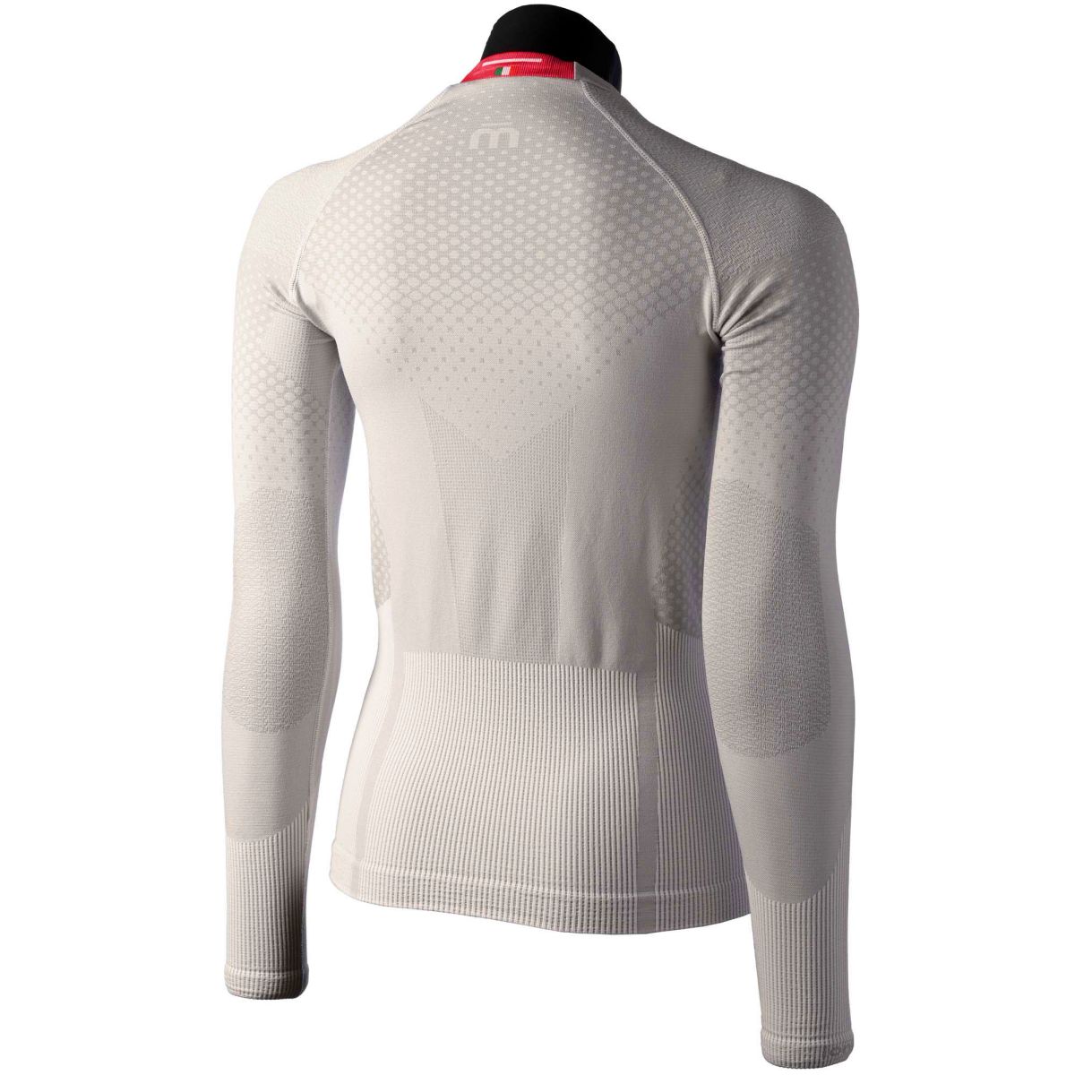 Ropa interior térmica para mujer MICO L/SLVS R/NECK SHIRT ODORZERO, SILVER