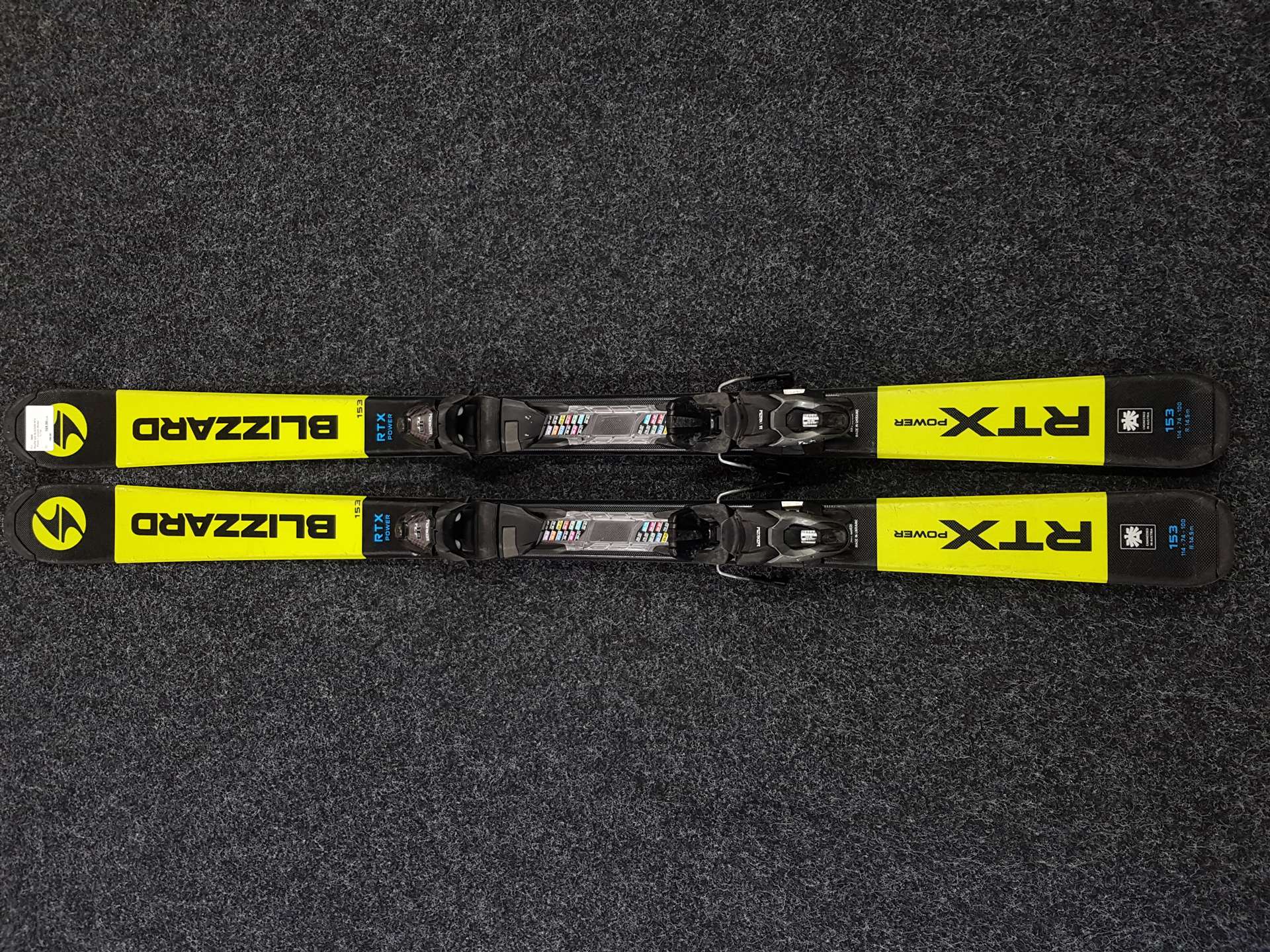 Použité lyže BLIZZARD RTX Power + vázání Marker TLT10