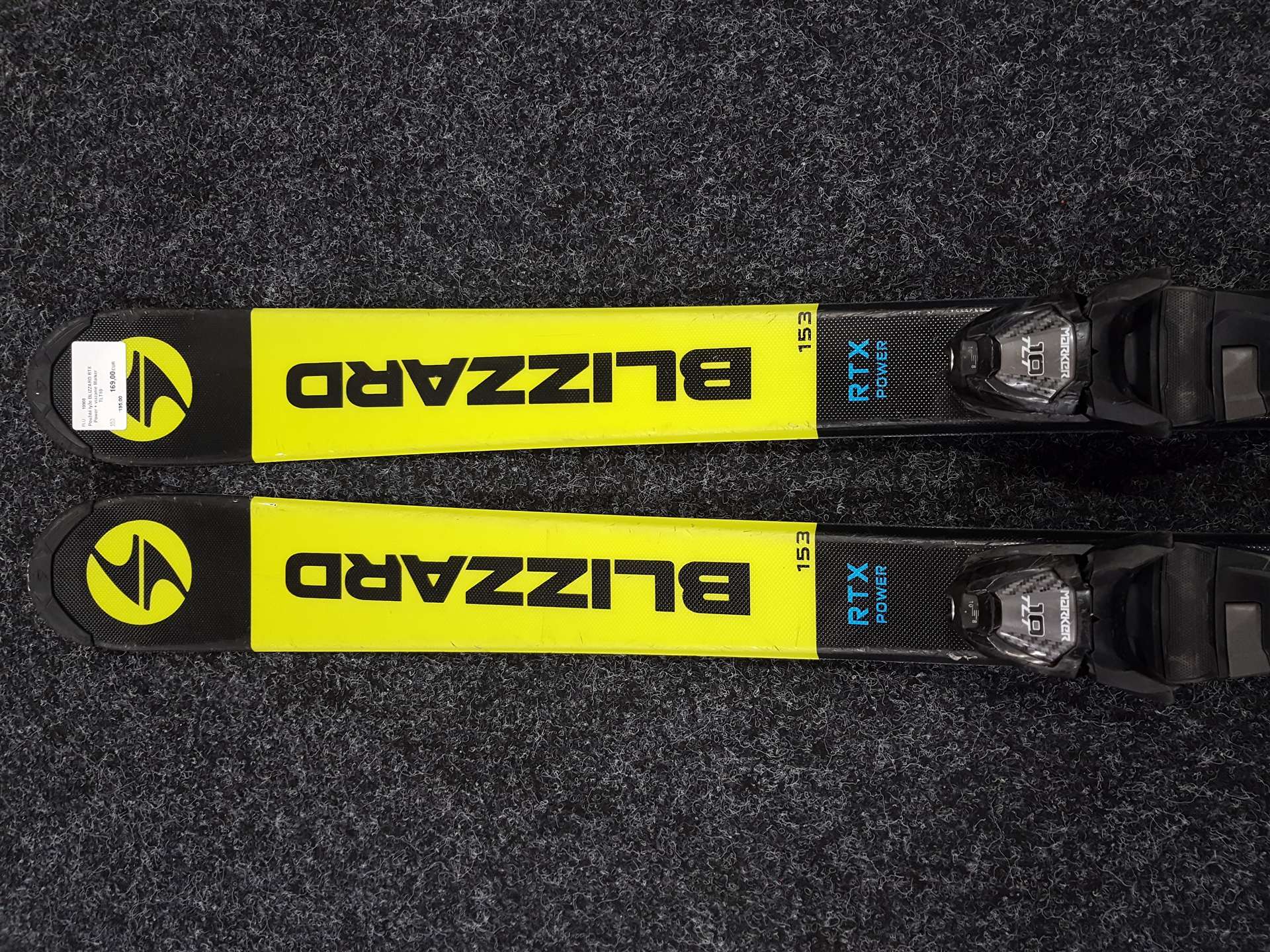 Použité lyže BLIZZARD RTX Power + vázání Marker TLT10
