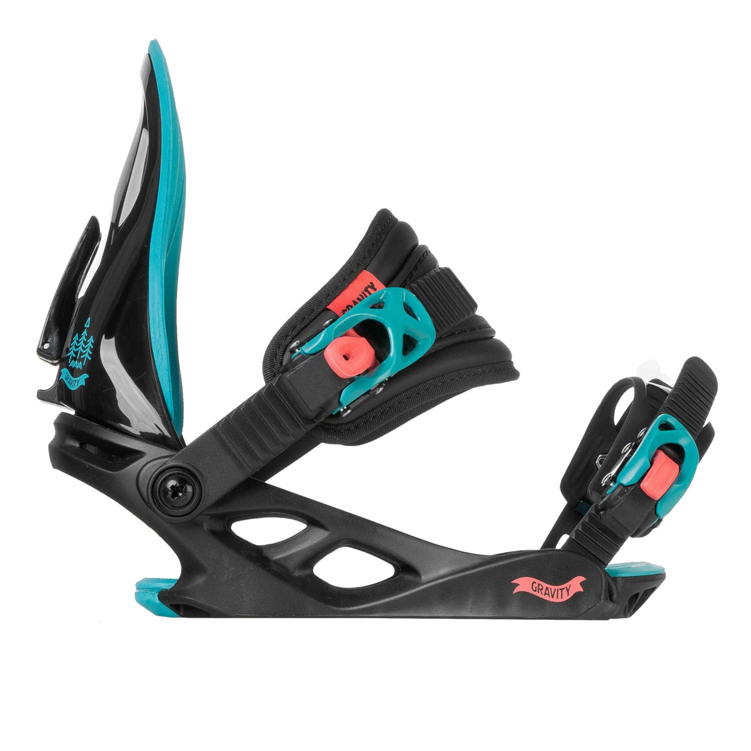 snowboardové viazanie Gravity G1 JR Black/Pink/Teal