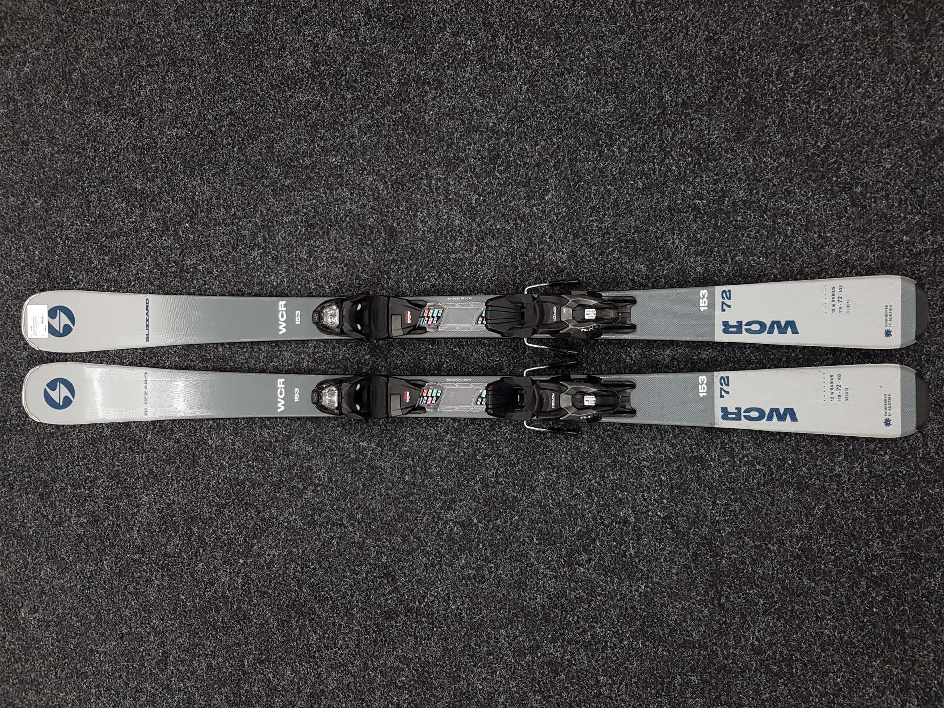 Używane narty BLIZZARD WCR 72 + wiązania Marker TLT 10