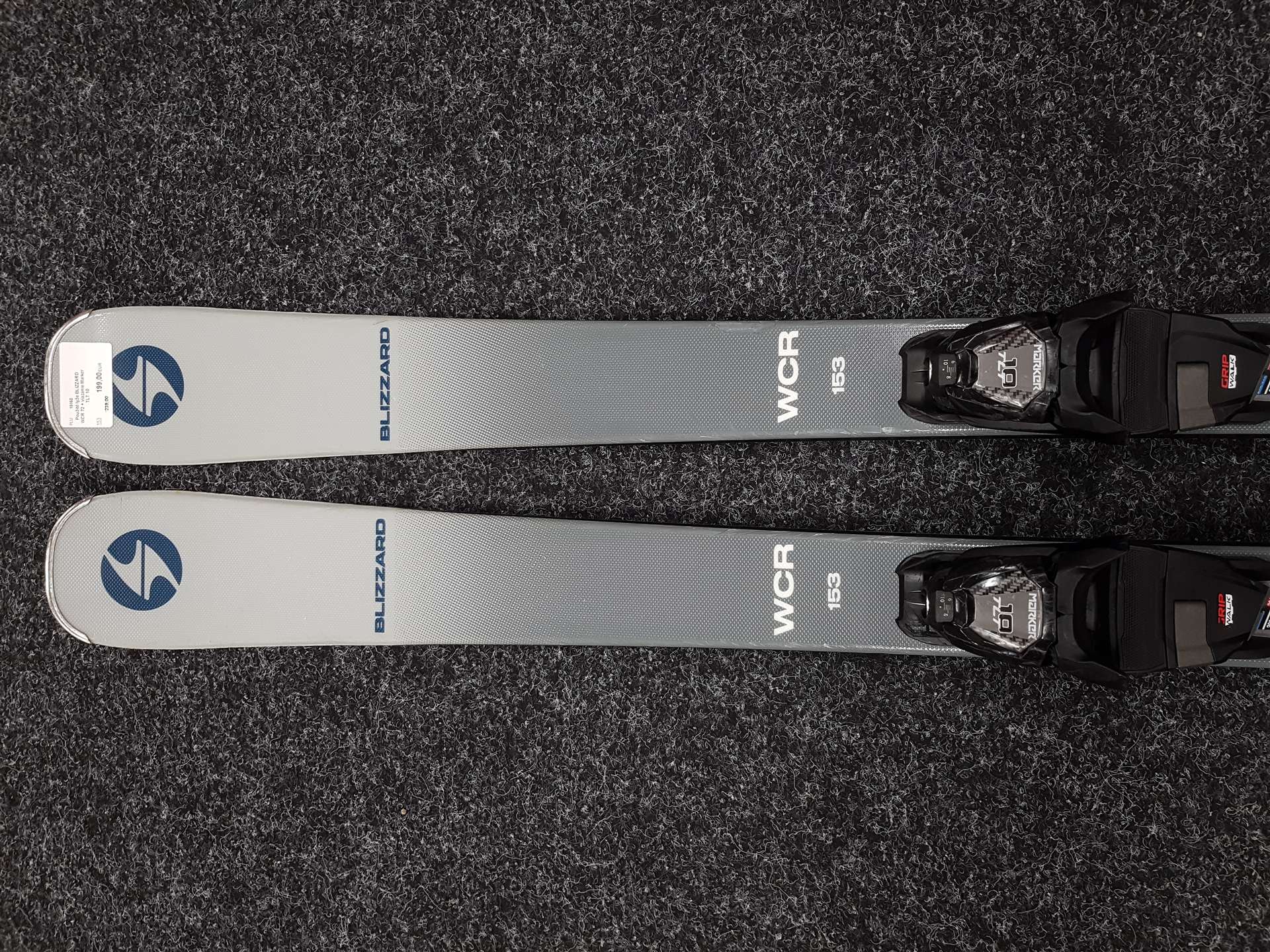 Używane narty BLIZZARD WCR 72 + wiązania Marker TLT 10