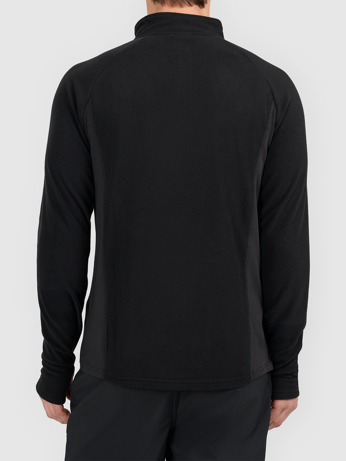 Herren-Fleece-Sweatshirt 4F M093 DUNKELSCHWARZ