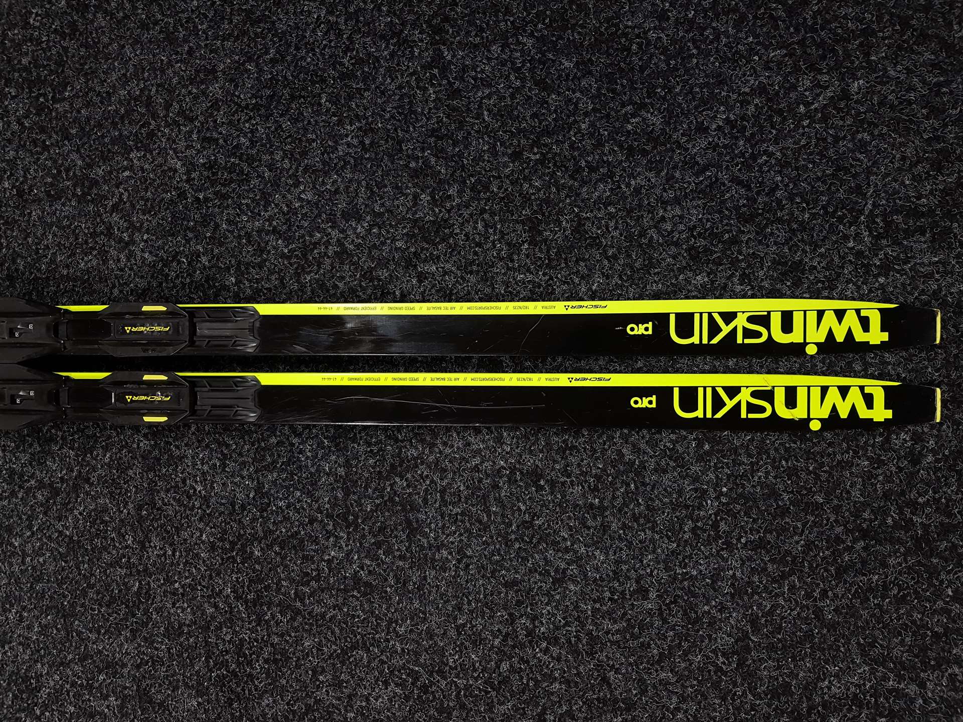 Gebrauchte Fischer Twin Skin Pro Langlaufski + Fischer NNN Bindungen