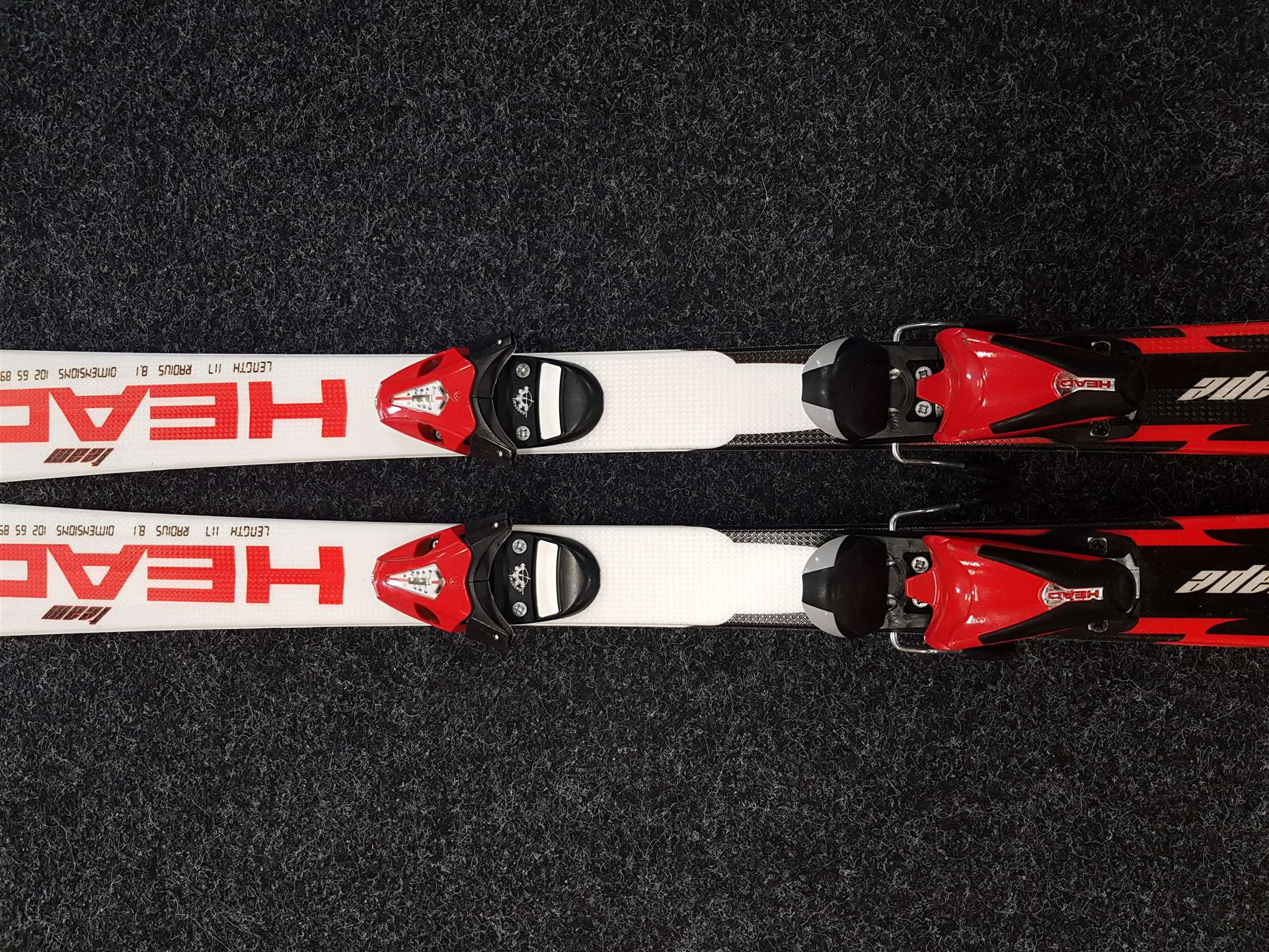 Rabljene dječje skije HEAD Super Shape + vezovi Head SL 75