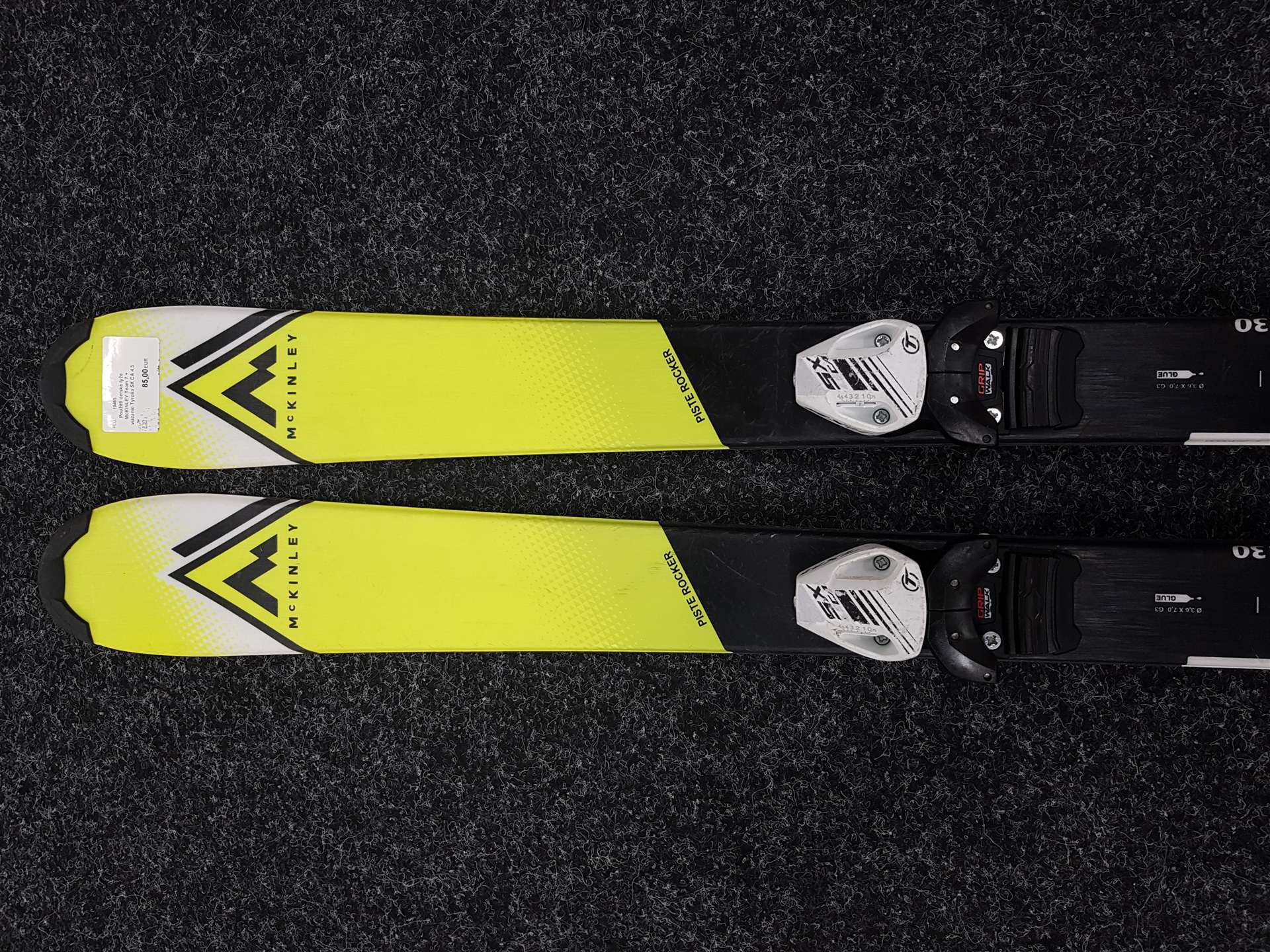 Rabljene dječje skije McKINLEY Team 7 + vezovi Tyrolia SX CA 4.5