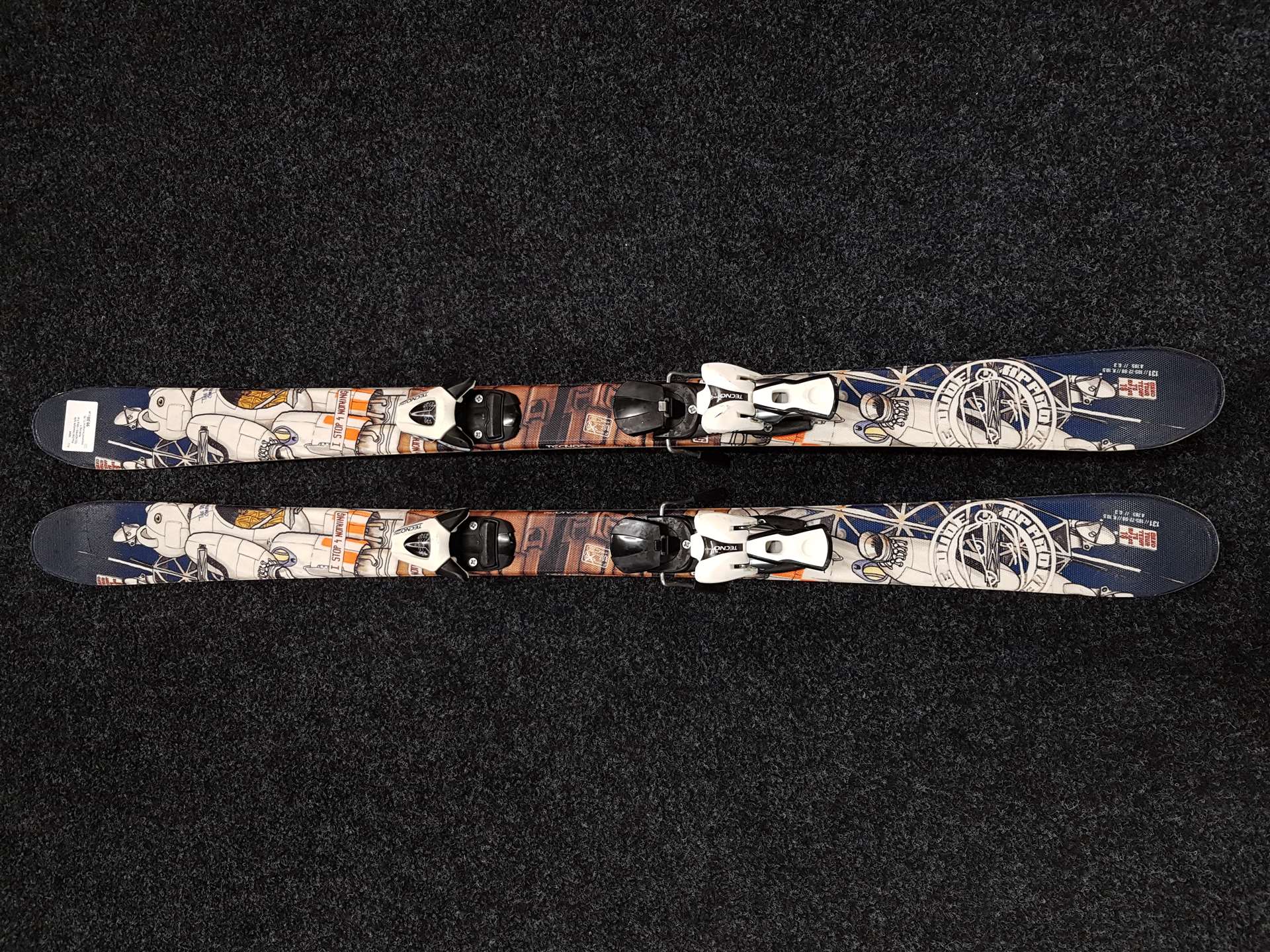 Gebrauchte Freestyle-Ski TECNOPRO I Stop For Nothing + Bindungen Tecnopro TL 70