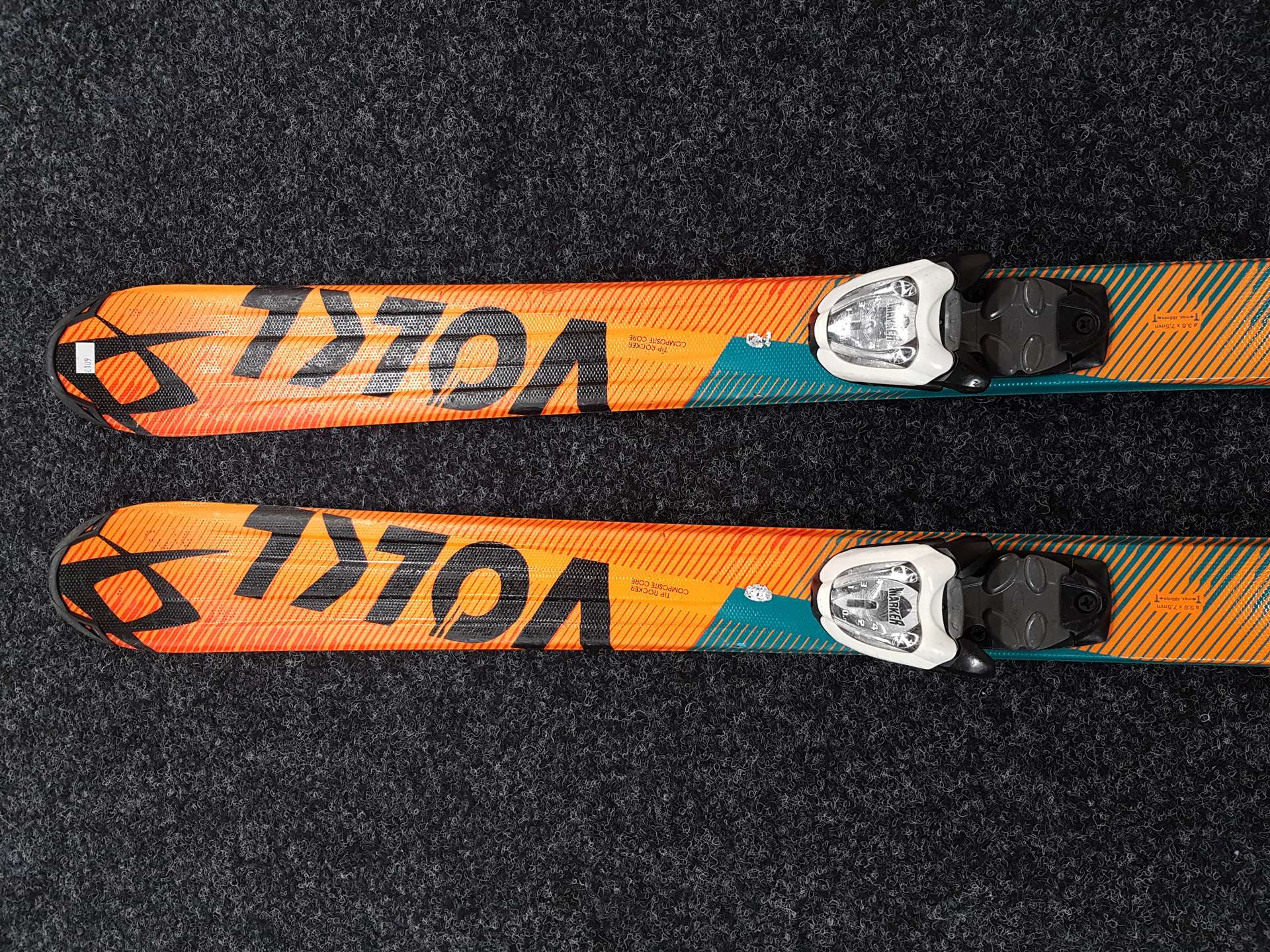 Použité lyže VOLKL Racetiger GS + vázání Marker 4,5