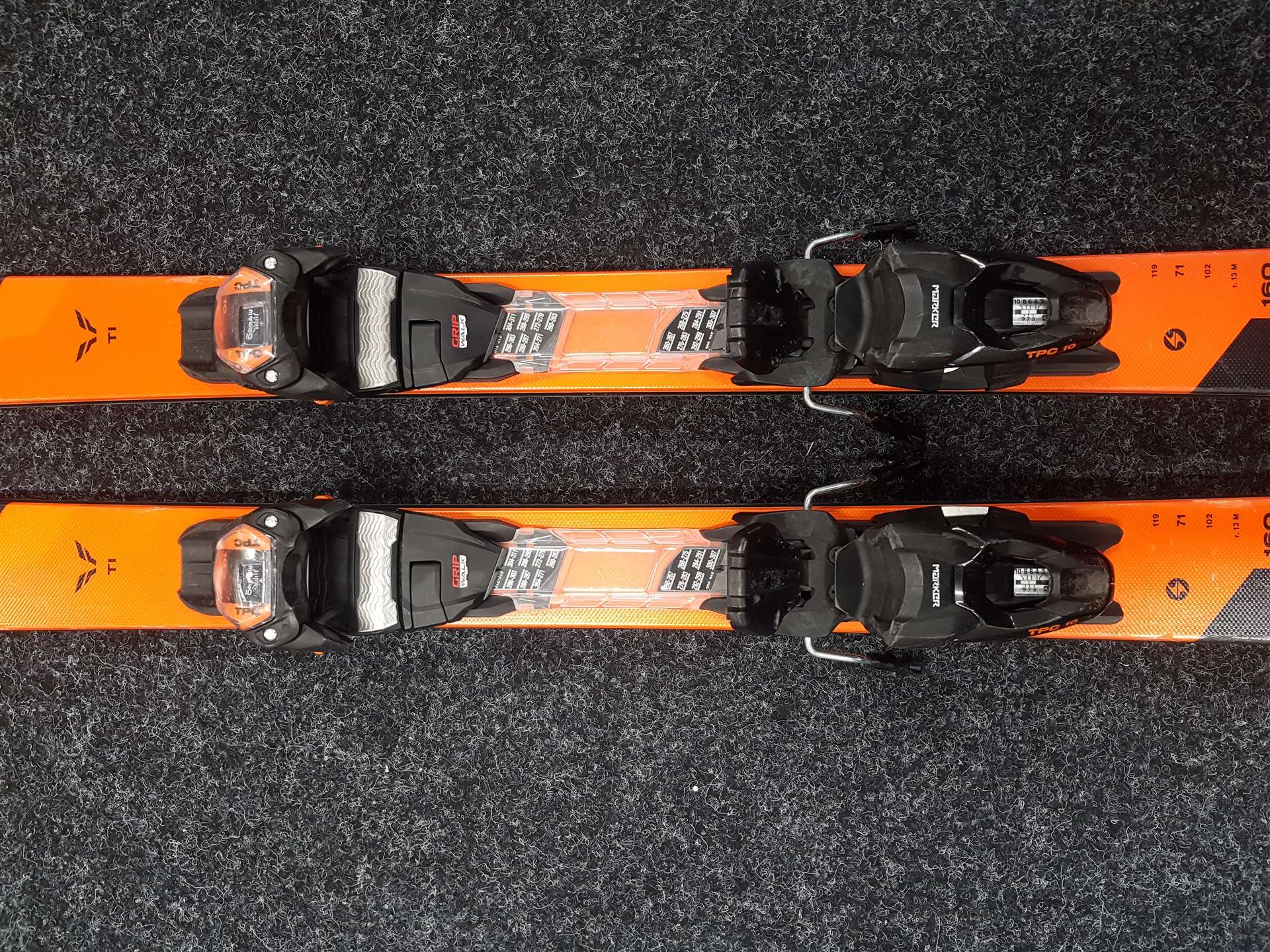Gebrauchte BLIZZARD Firebird Ski + Marker TPC 10 Bindungen