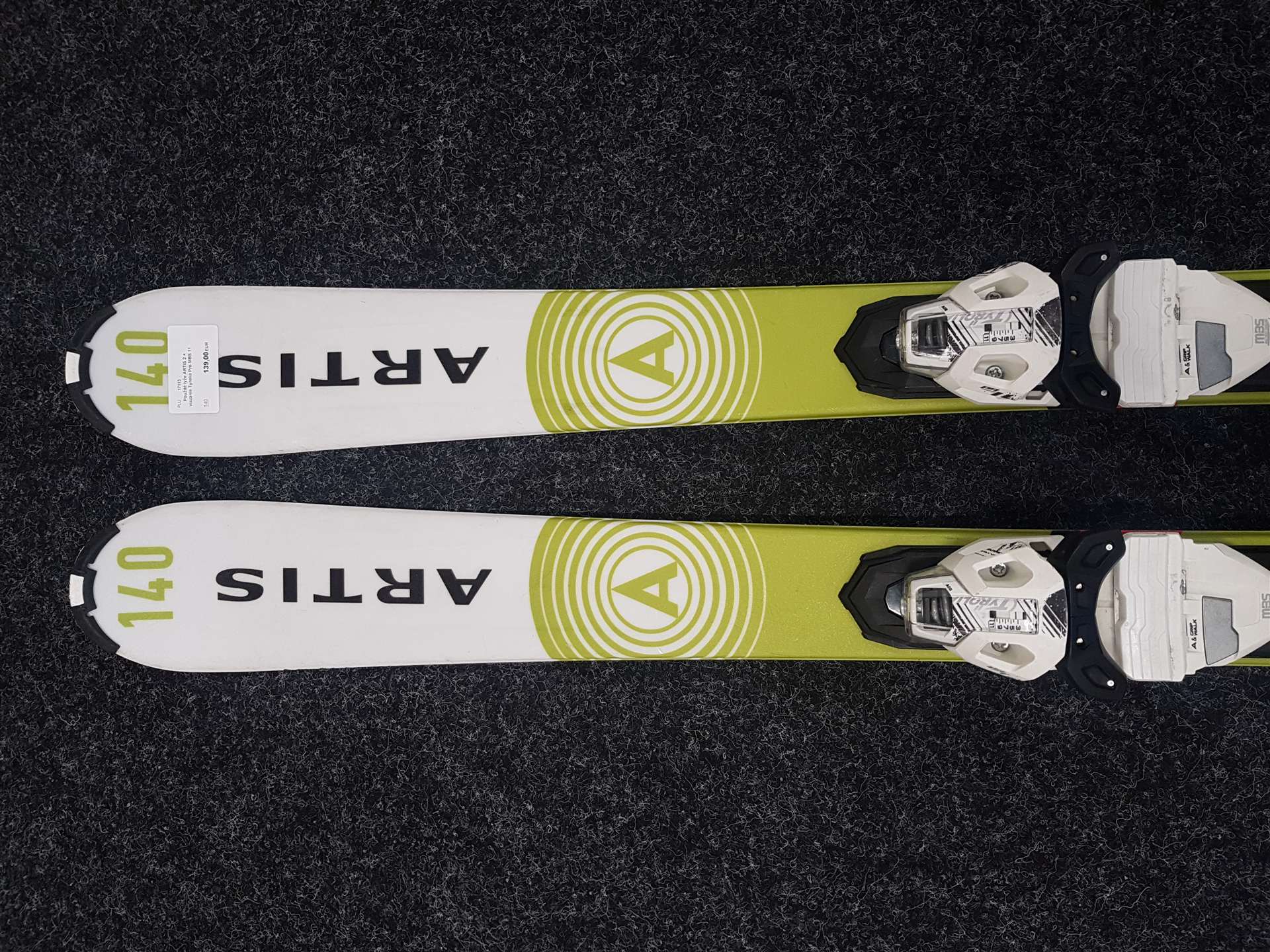 Použité lyže ARTIS 2 + viazanie Tyrolia Pro MBS 11