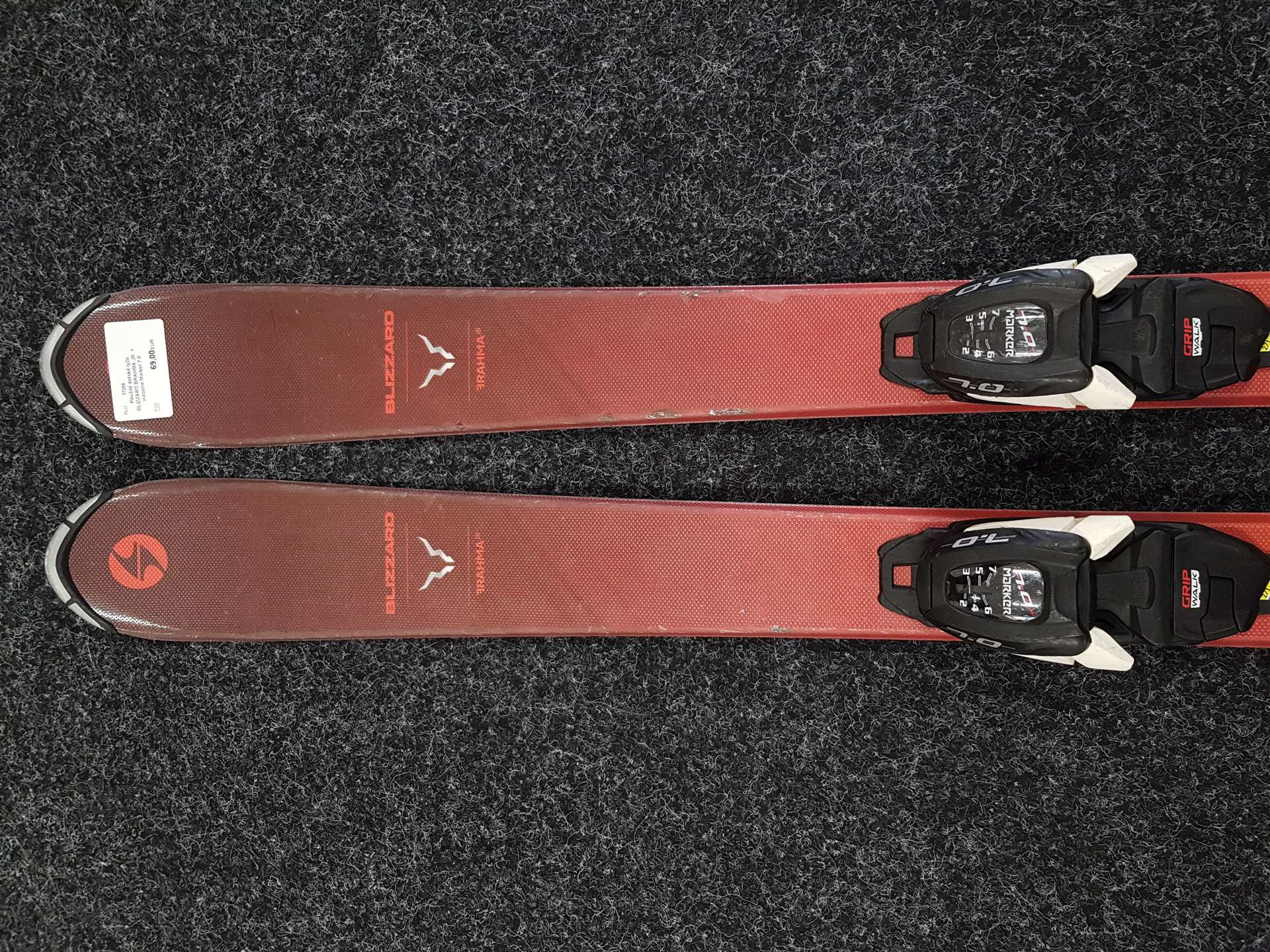 Použité detské lyže BLIZZARD BRAHMA JR  + viazanie Marker 7.0