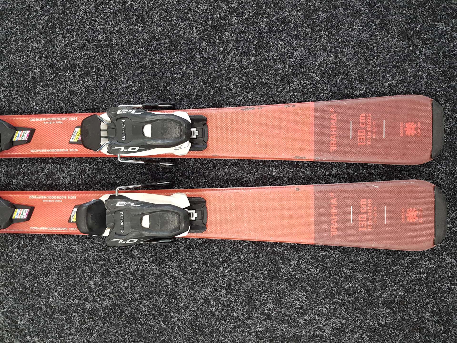 Použité detské lyže BLIZZARD BRAHMA JR  + viazanie Marker 7.0