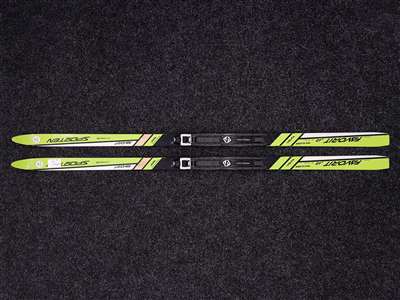Skis de fond SPORTEN Favorit JR d'occasion + fixations Salomon NNN