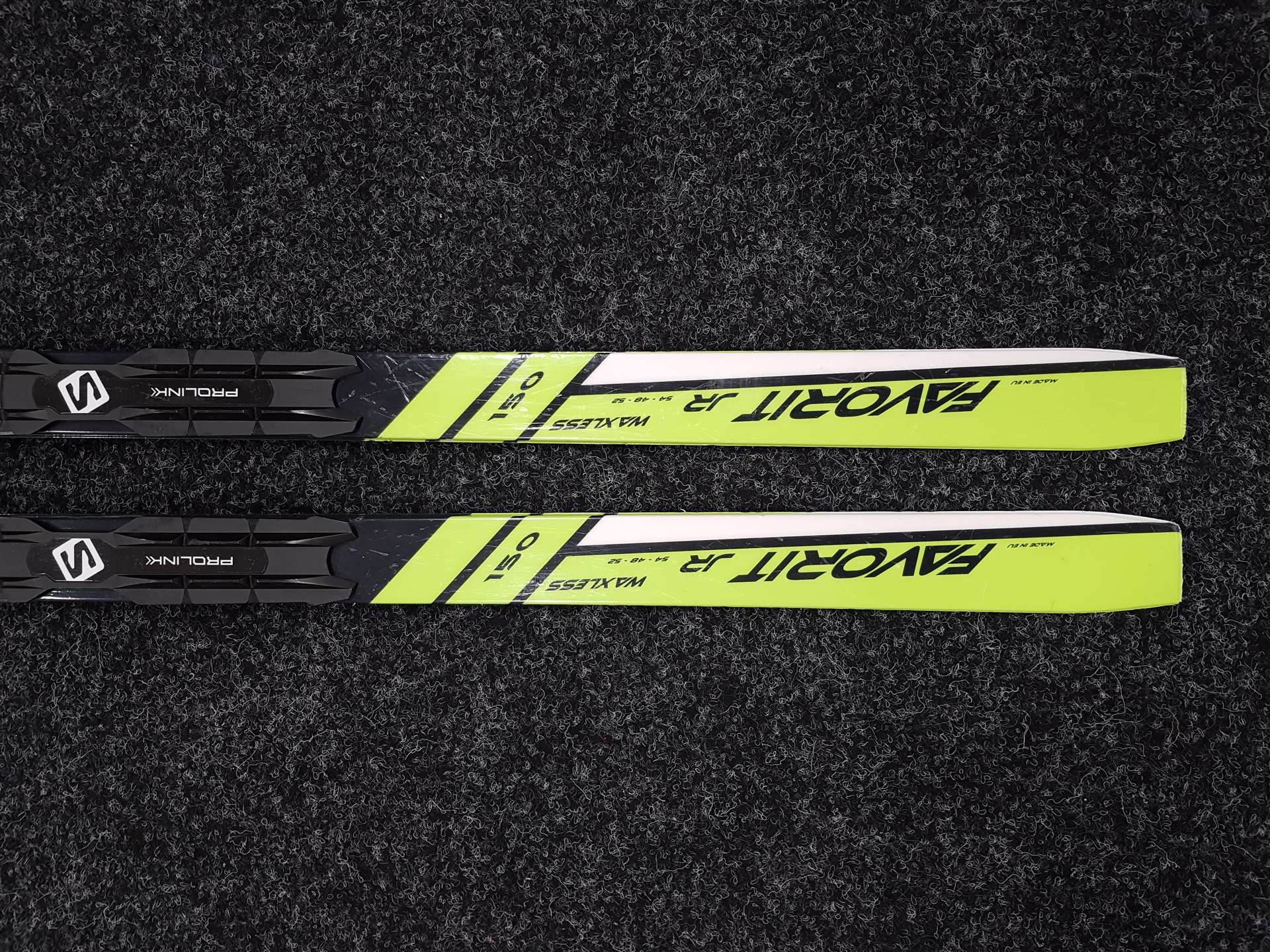 Skis de fond SPORTEN Favorit JR d'occasion + fixations Salomon NNN