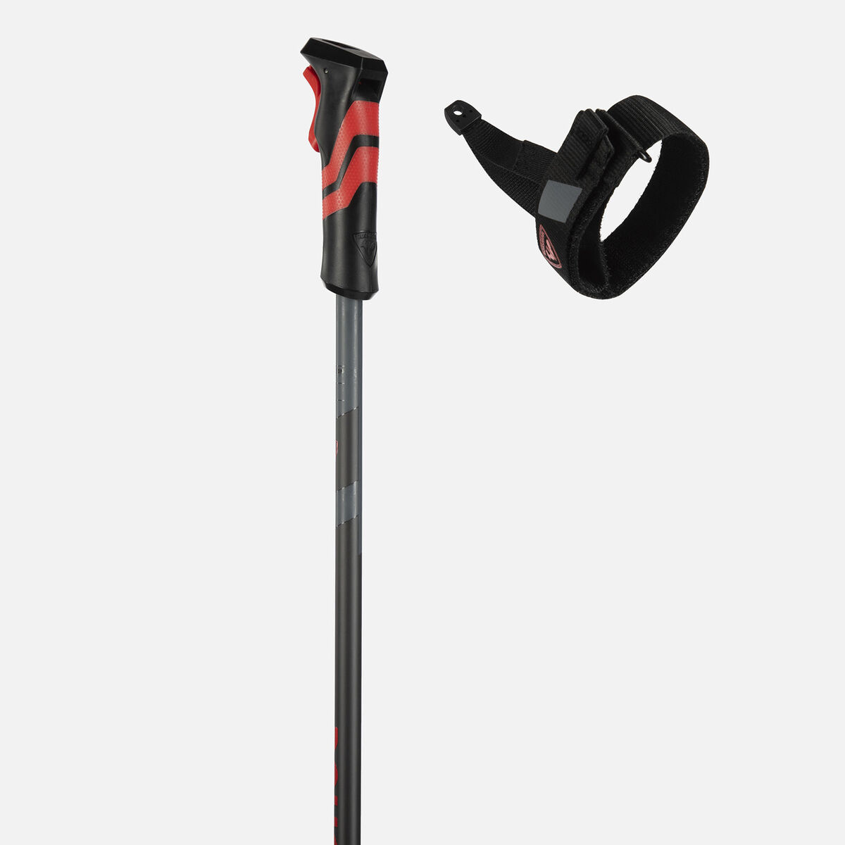 Lyžiarske palice Rossignol TACTIC CARBON CLIP RED