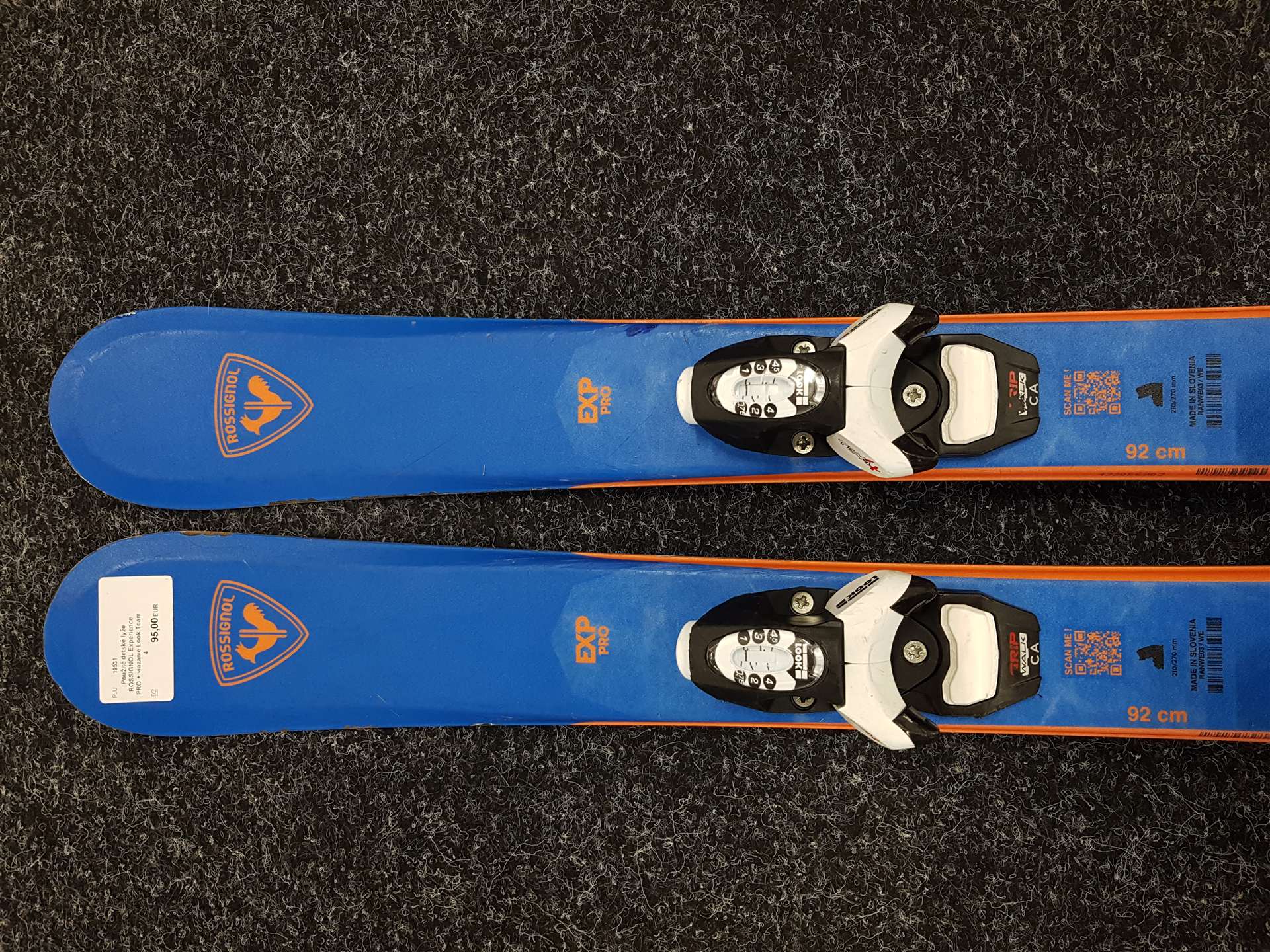 Schiuri pentru copii ROSSIGNOL Experience PRO second-hand + legături Look Team 4