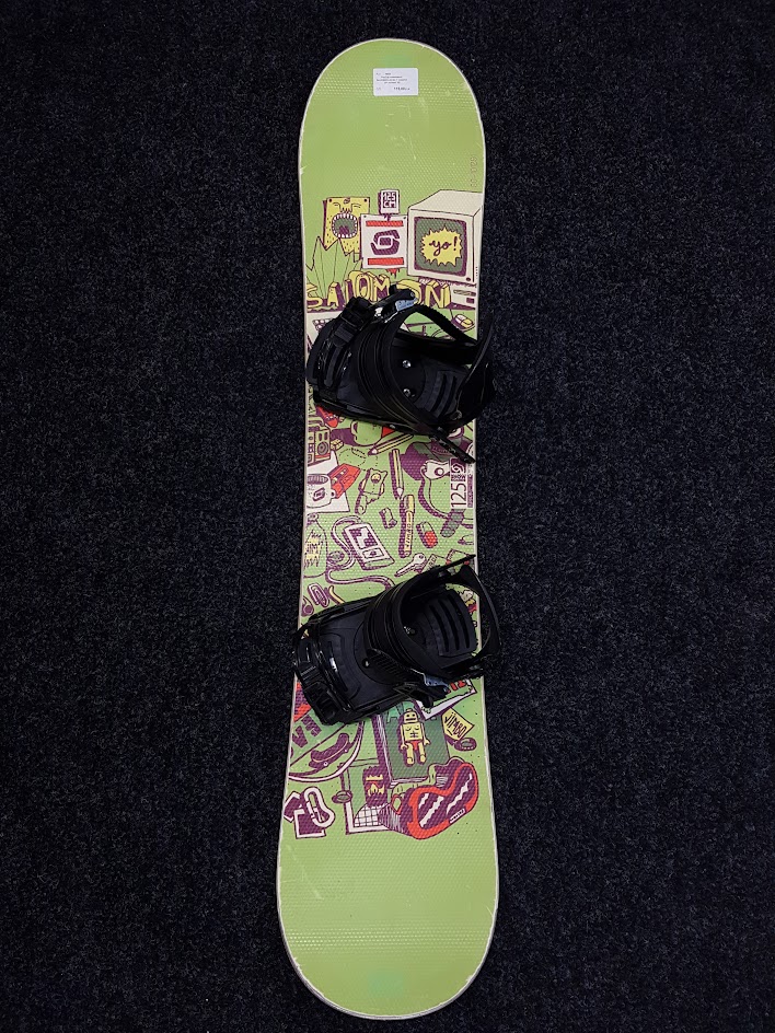 Snowboard SALOMON Jimbo d'occasion + fixations SP taille XS