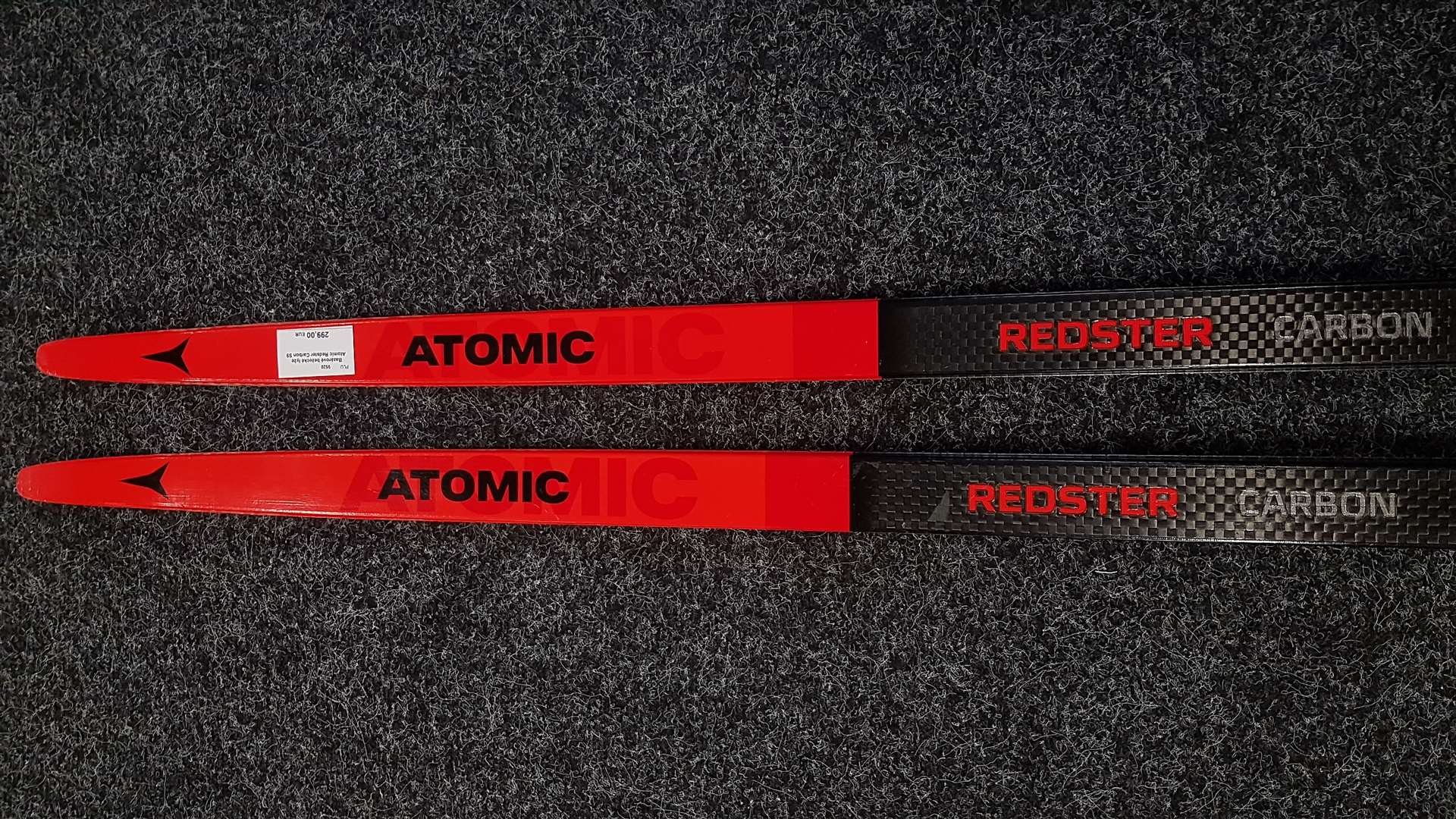 Bazarové běžecké lyže Atomic Redster Carbon S9 + NNN vázání Salomon