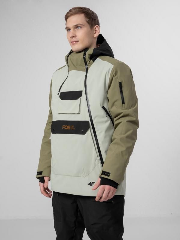 Veste de snowboard homme 4F KUMS002 Olive