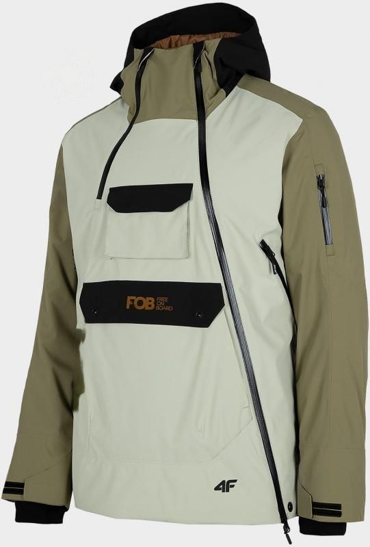 Veste de snowboard homme 4F KUMS002 Olive