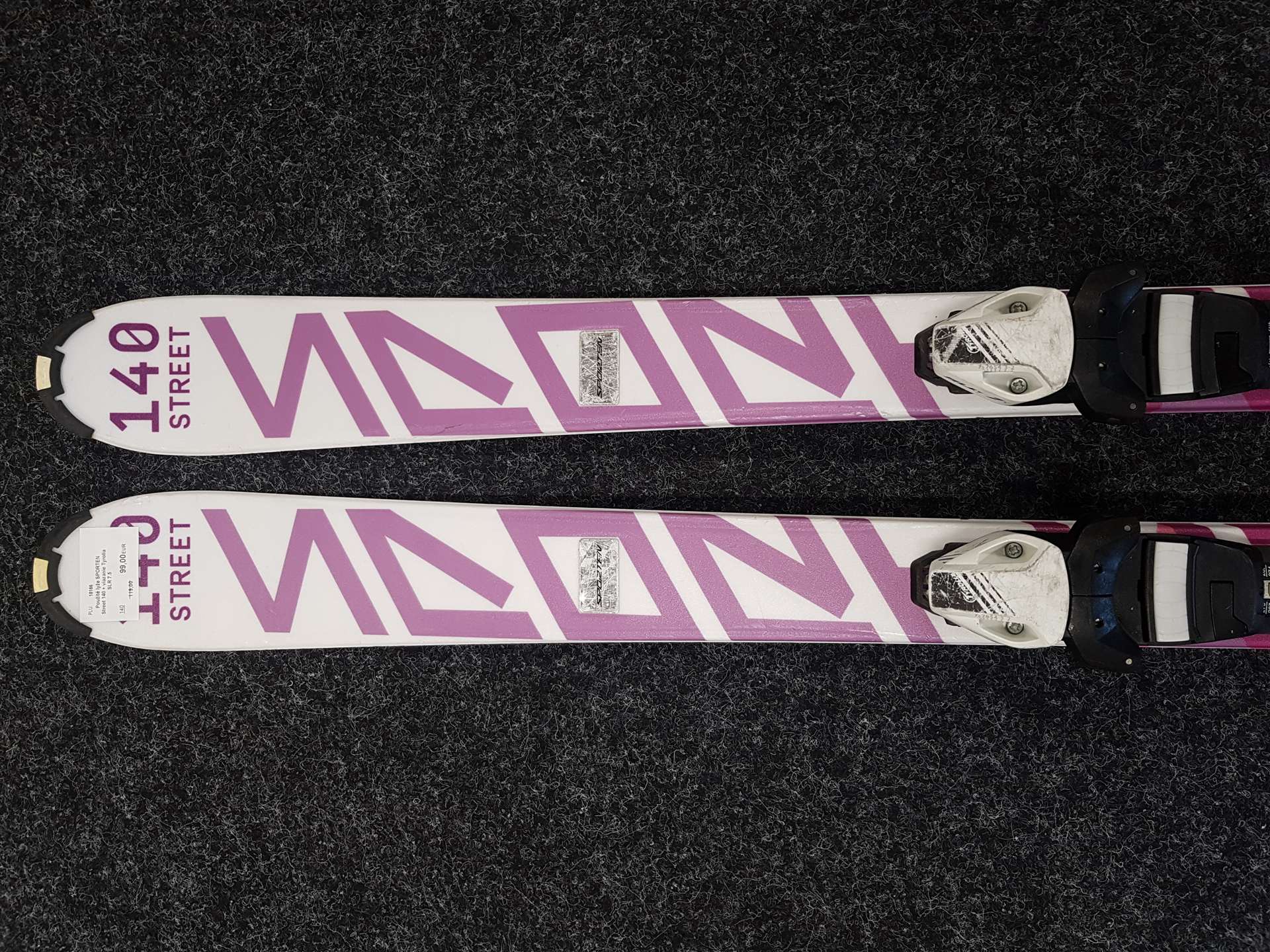 Použité lyže SPORTEN Street 140 + viazanie Tyrolia SLR 7.5