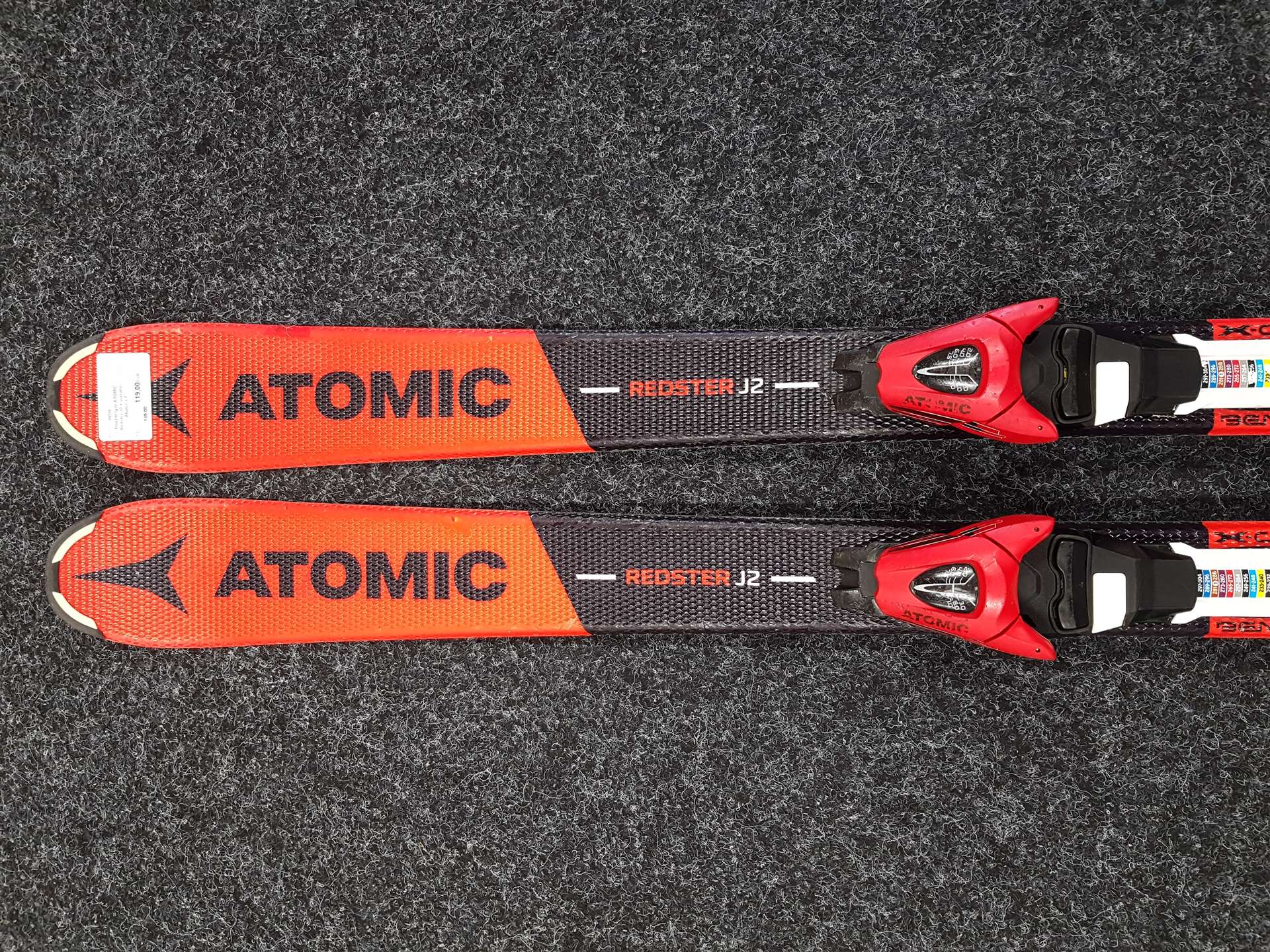 Używane narty ATOMIC Redster J2 + wiązania Atomic L7