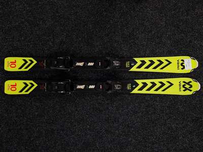 Sci usati per bambini VOLKL Race Tiger 10 + attacchi Marker 4.5