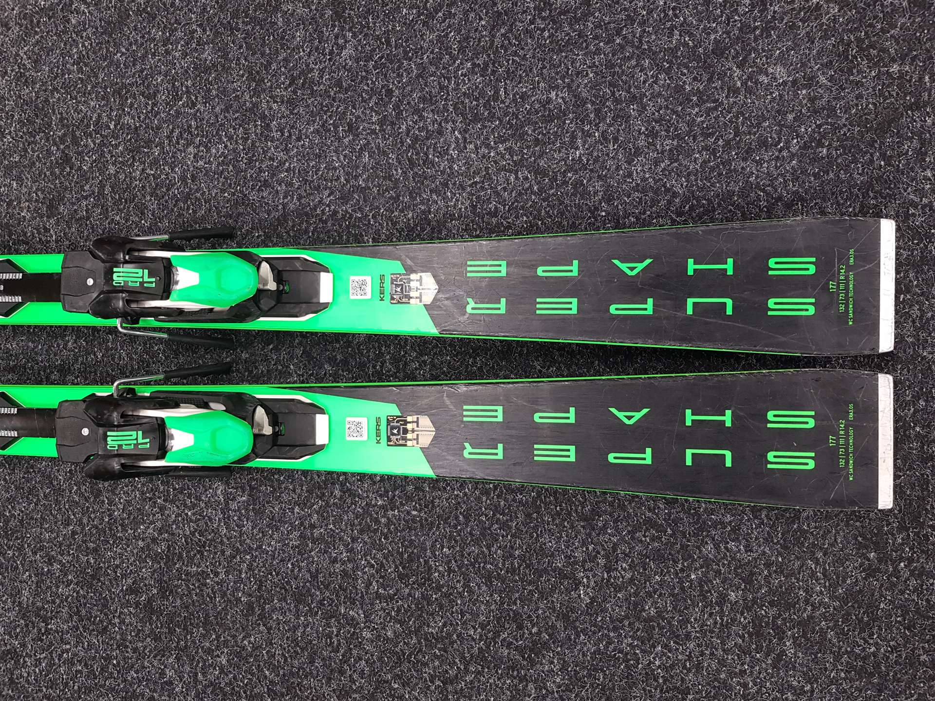 Gebrauchte HEAD Super Shape I.Magnum Ski + Head PRD 12 Bindungen